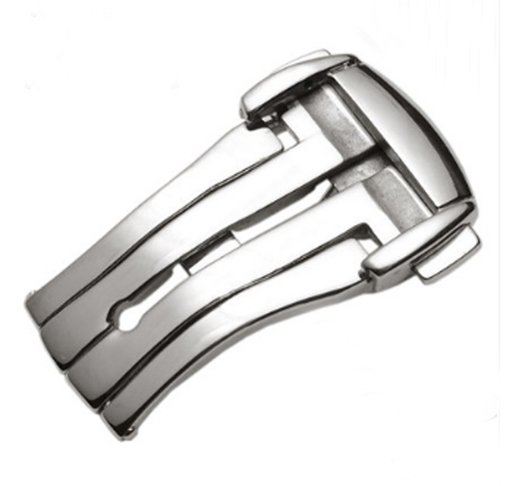 Omega De Ville Watch Band Replacement Strap - L316 Stainless Steel Deployment Clasp Buckle | Richie Strap | Perfect for Dress Watches, Business & Formal Occasions