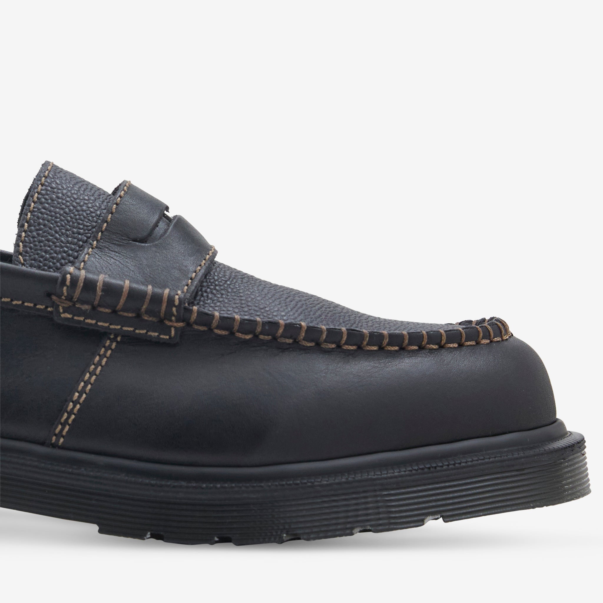 Penton Loafer Shoes for Men - Black Westminster Classic Calf Leather Slip-On Dress Shoes | Perfect for Business, Office & Formal Occasions