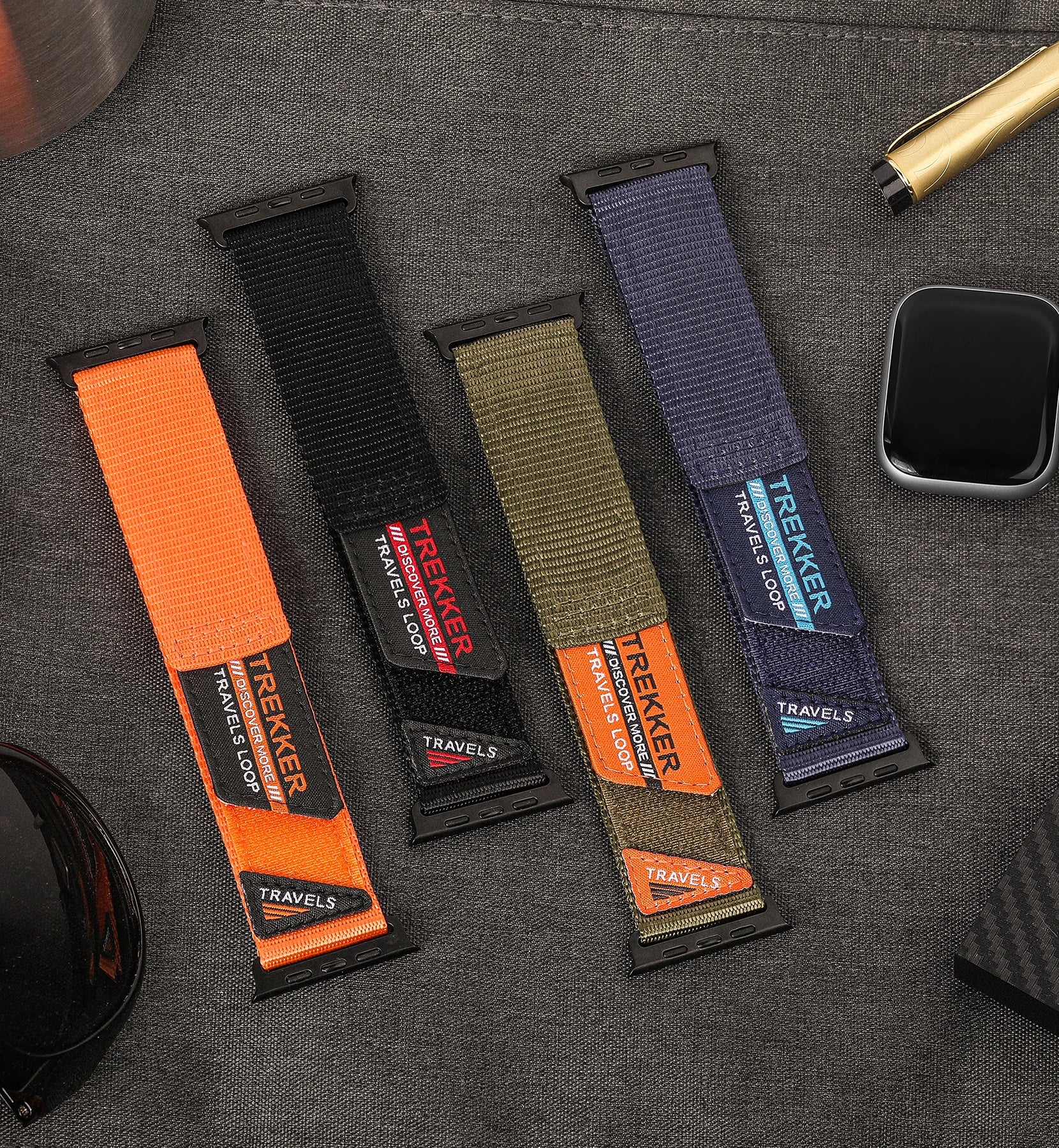 Trekker Travel Loop - Durable Adjustable Luggage Strap for Secure Packing - Perfect for Airplane, Train, and Road Trips