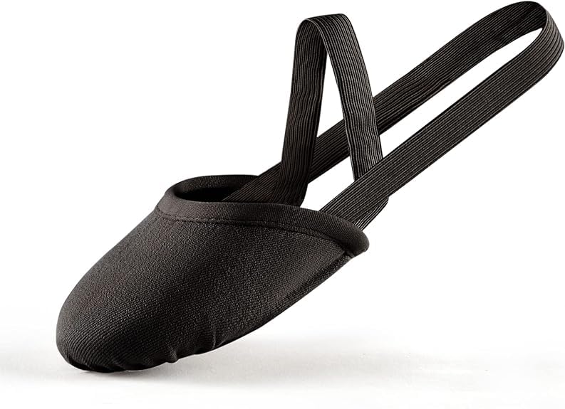VINGT ANS Half Sole Canvas Dance Shoes for Ballet, Lyrical & Contemporary - Pirouette Turners for Women & Girls - Perfect for Studio Practice & Performances