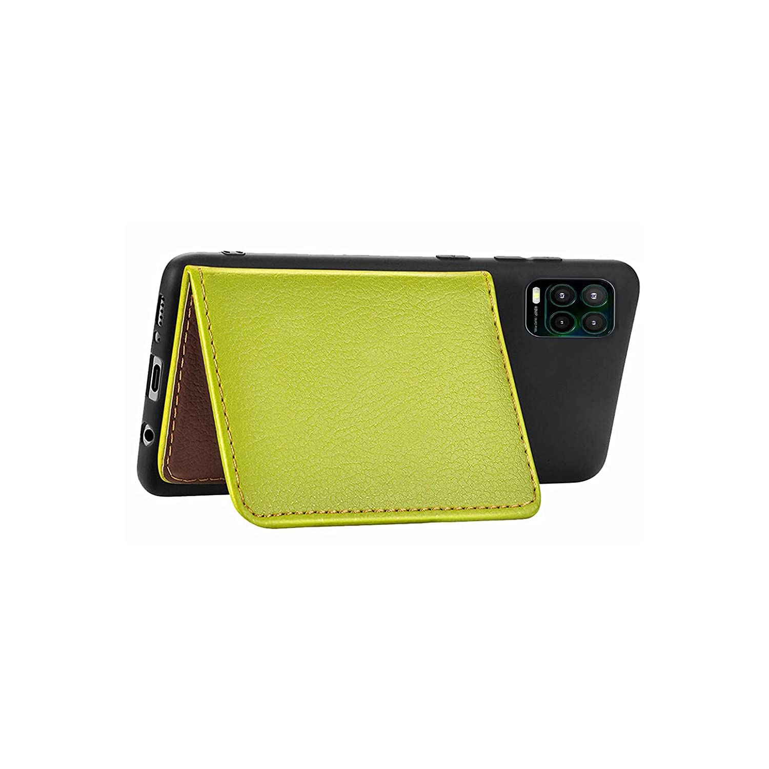 Premium Leather Wallet Case for Motorola Moto G Stylus 5G (2021) - Slim Protective Cover with Card Holder & Kickstand | Shockproof Credit Card Slot Design | Perfect for Women & Girls (Green) | Ideal for Daily Use, Travel & Business Meetings