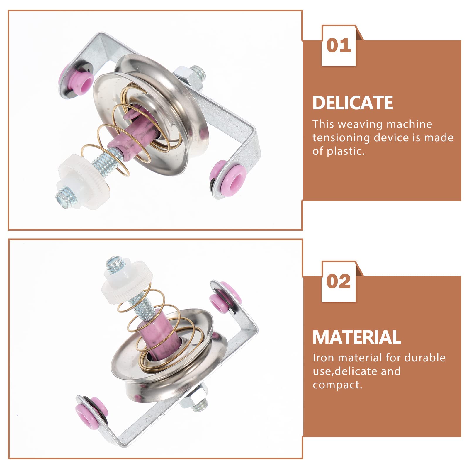 Ciieeo 2-Piece Expander Tensioner for Weaving Machine - Yarn Tensioning & Drawing Tool with Passing Belt | Perfect for Textile Weaving, Knitting & Fabric Production