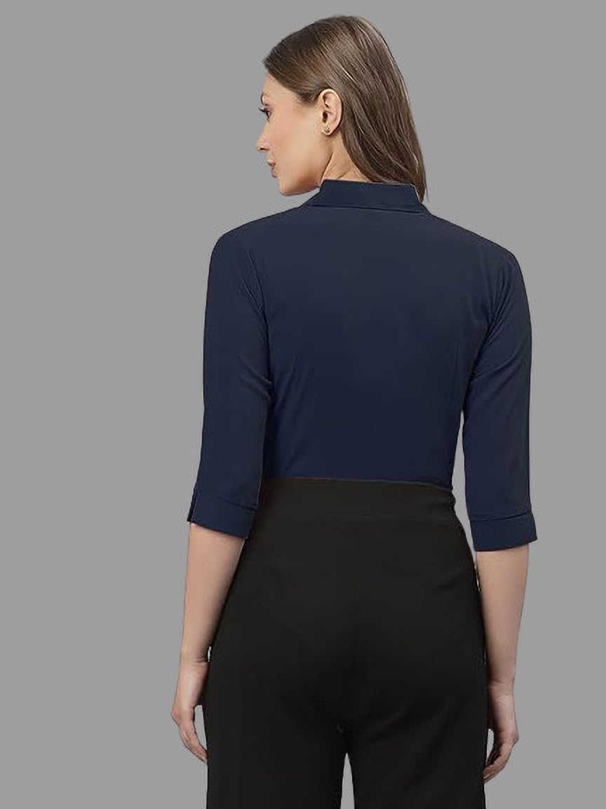 MAHAYANTRA Women's Casual Shirt - Comfortable & Stylish Tops for Everyday Wear - Perfect for Work, Outings & Relaxation