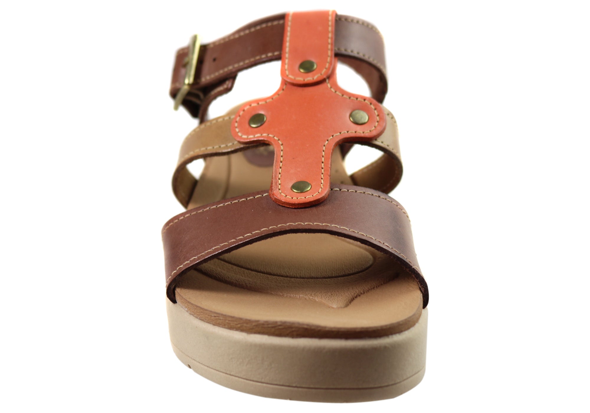 Atlas Women's Comfortable Leather Sandals - Handmade in Brazil - Perfect for Beach, Vacation & Summer Outfits