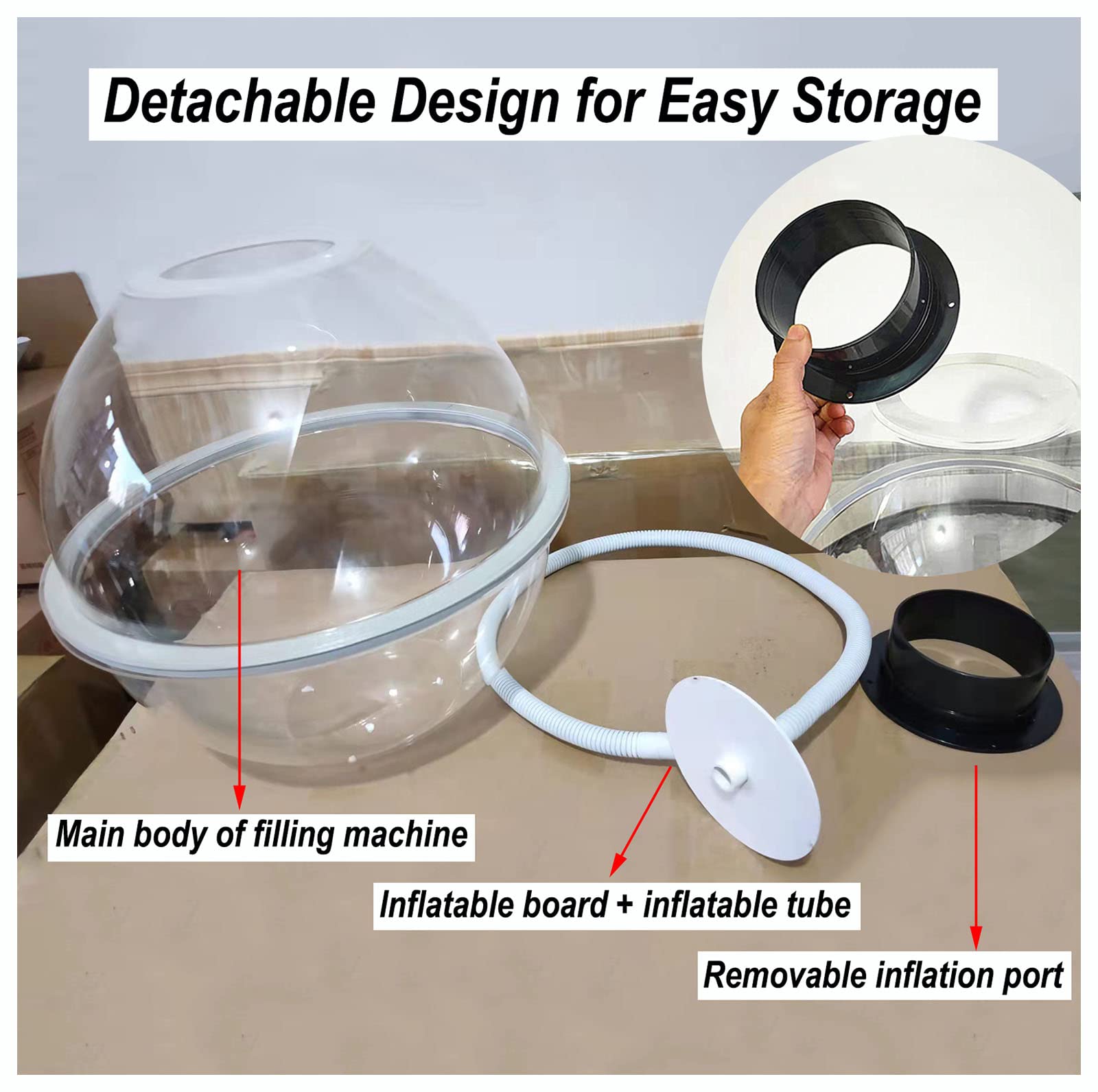 Balloon Stuffing Machine - DIY Balloon Filling Tool for Gift Wrapping, Rose Bouquets, Weddings, Christmas & Birthday Parties | Perfect for Balloon Art, Party Decorations and Creative Gift Packaging