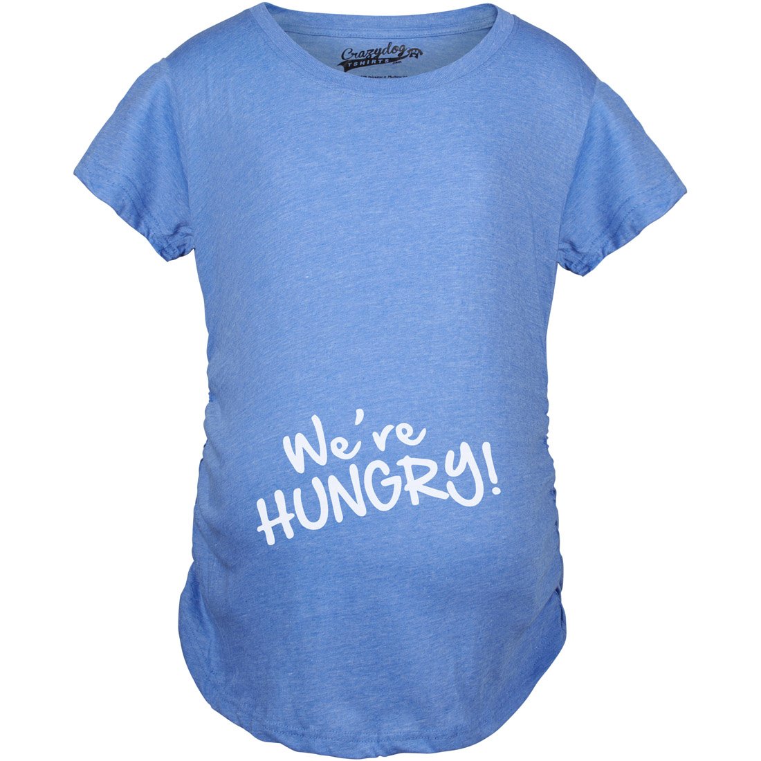 Funny Pregnancy Announcement T-Shirt - 'We're Hungry' Maternity Baby Bump Tee for Expecting Moms | Gender Reveal, Baby Shower & Photo Shoots