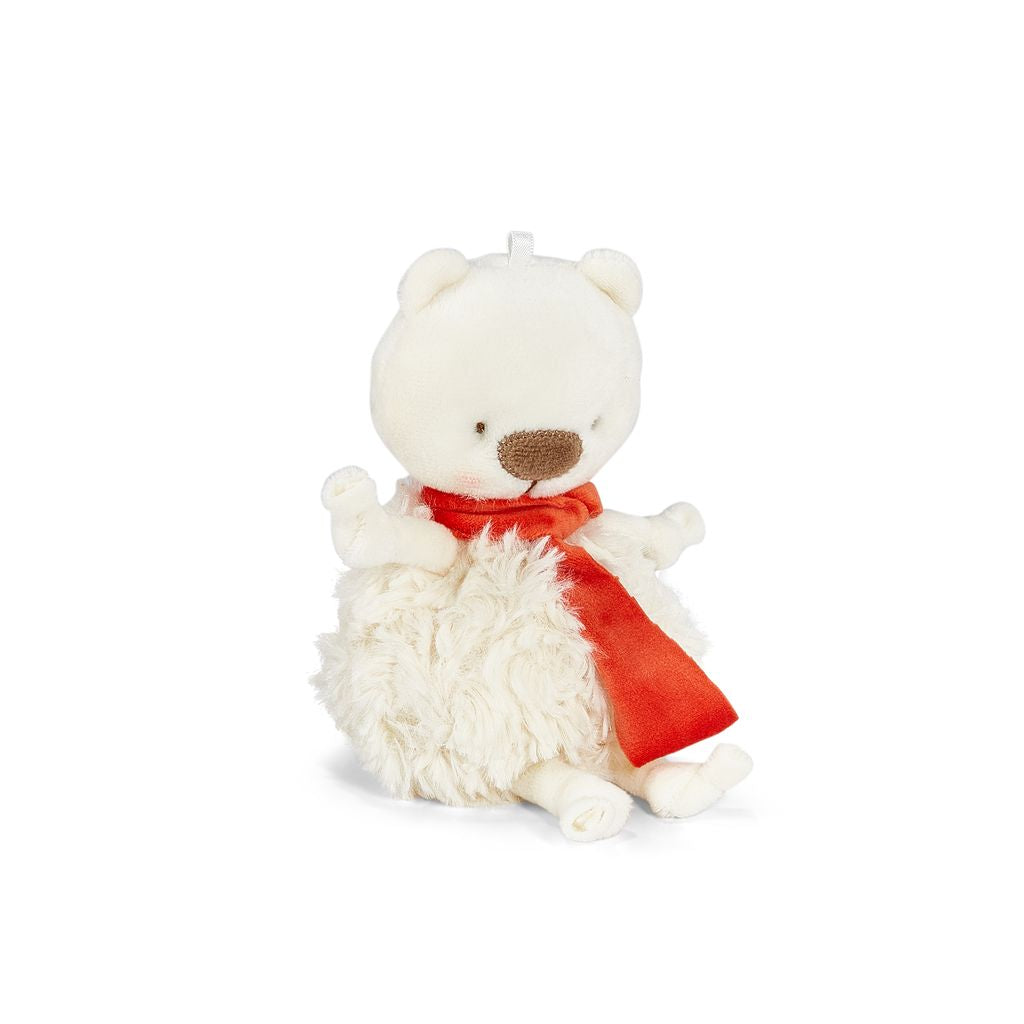 Bo the Polar Bear Roly Poly Toy - Cute Tumbling Polar Bear Figurine for Kids & Collectors - Perfect for Playtime, Nursery Decor, and Gift Giving