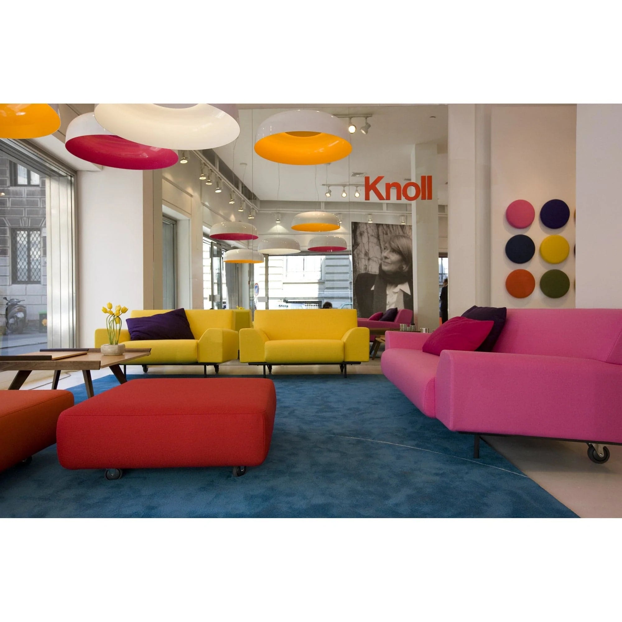Modern Cini Boeri Sofa with Wheels - Mid-Century Italian Design Sleek Living Room Furniture for Home Office & Lounge Areas