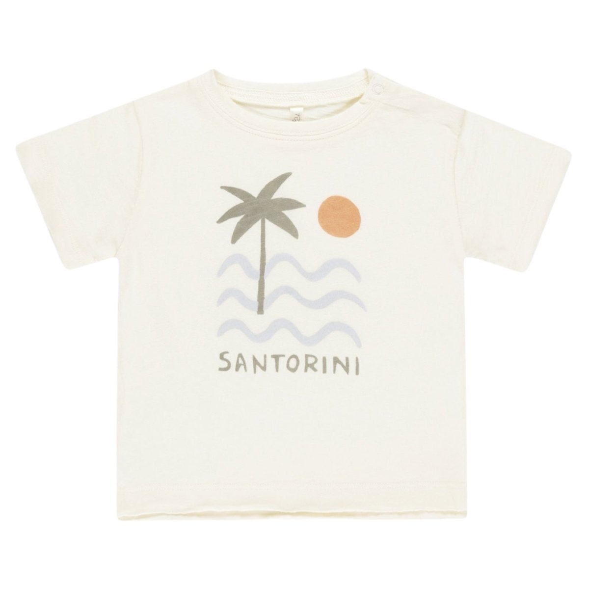 Santorini T-Shirt for Men & Women - Comfortable Cotton Casual Tee for Travel, Vacation & Everyday Wear