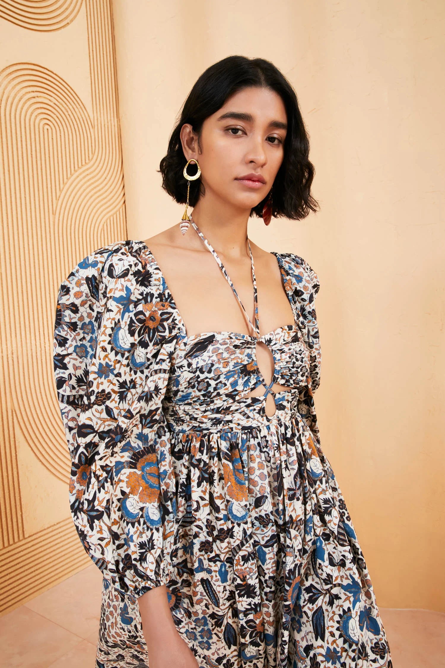 Ulla Johnson Alessa Dress - Floral Print Midi Dress for Women | Perfect for Summer Weddings, Garden Parties & Brunch Dates
