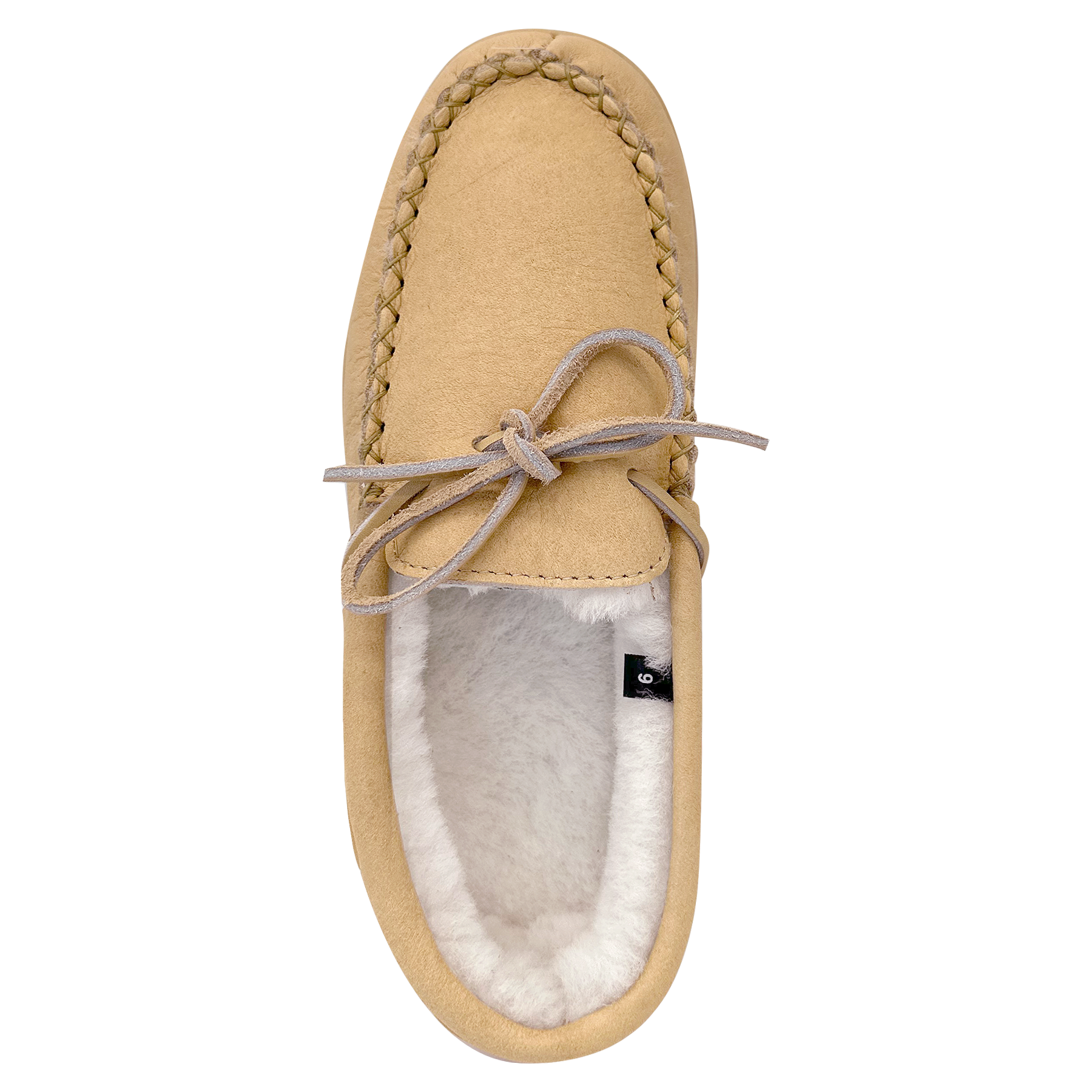 Women's Sheepskin Lined Leather Moccasins with Rubber Sole - Cozy Winter House Slippers for Indoor Comfort & Warmth
