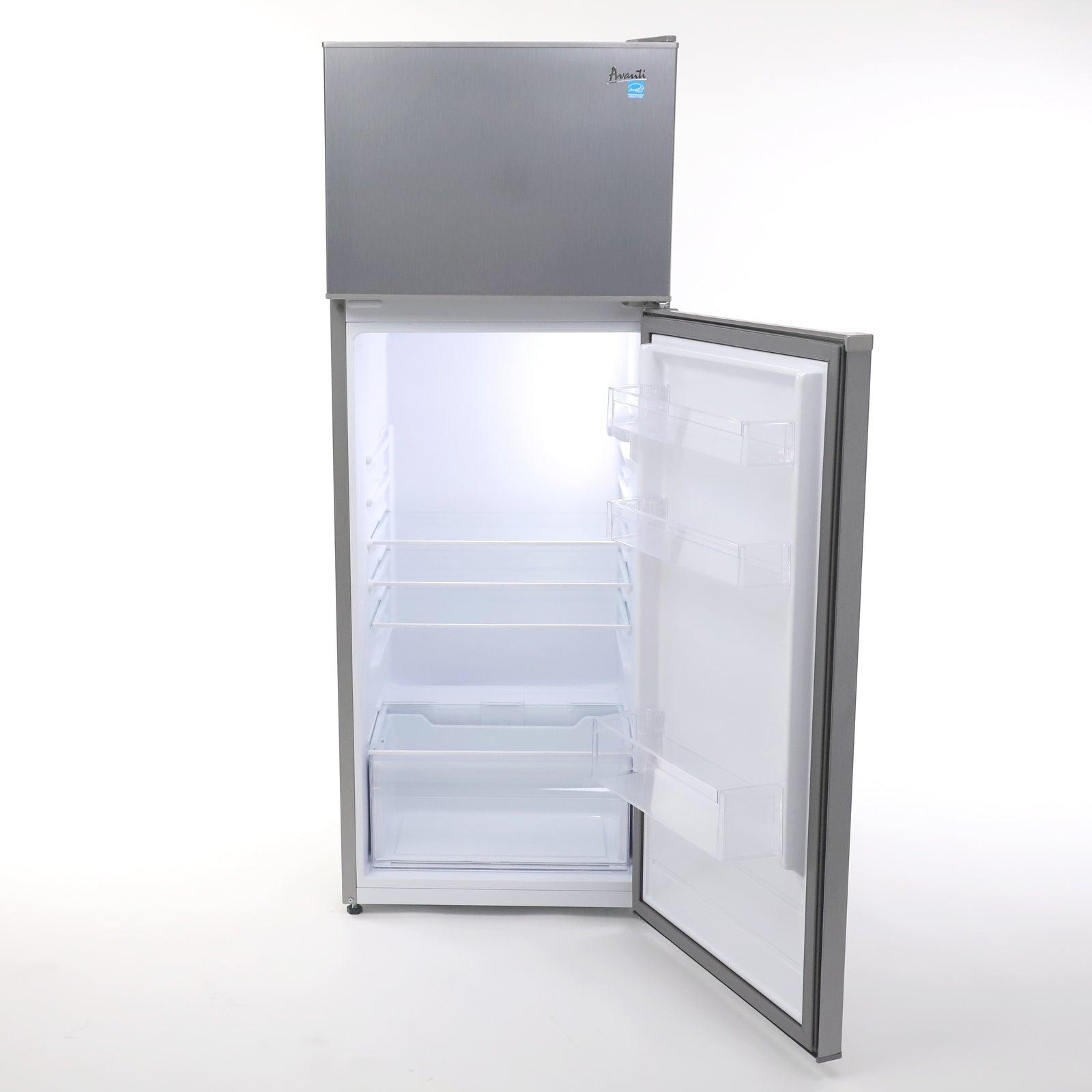 Avanti RA75V3S 7.4 Cu. Ft. Compact Refrigerator - Perfect for Apartments, Dorms, Offices & Small Spaces | Energy Efficient Mini Fridge with Freezer