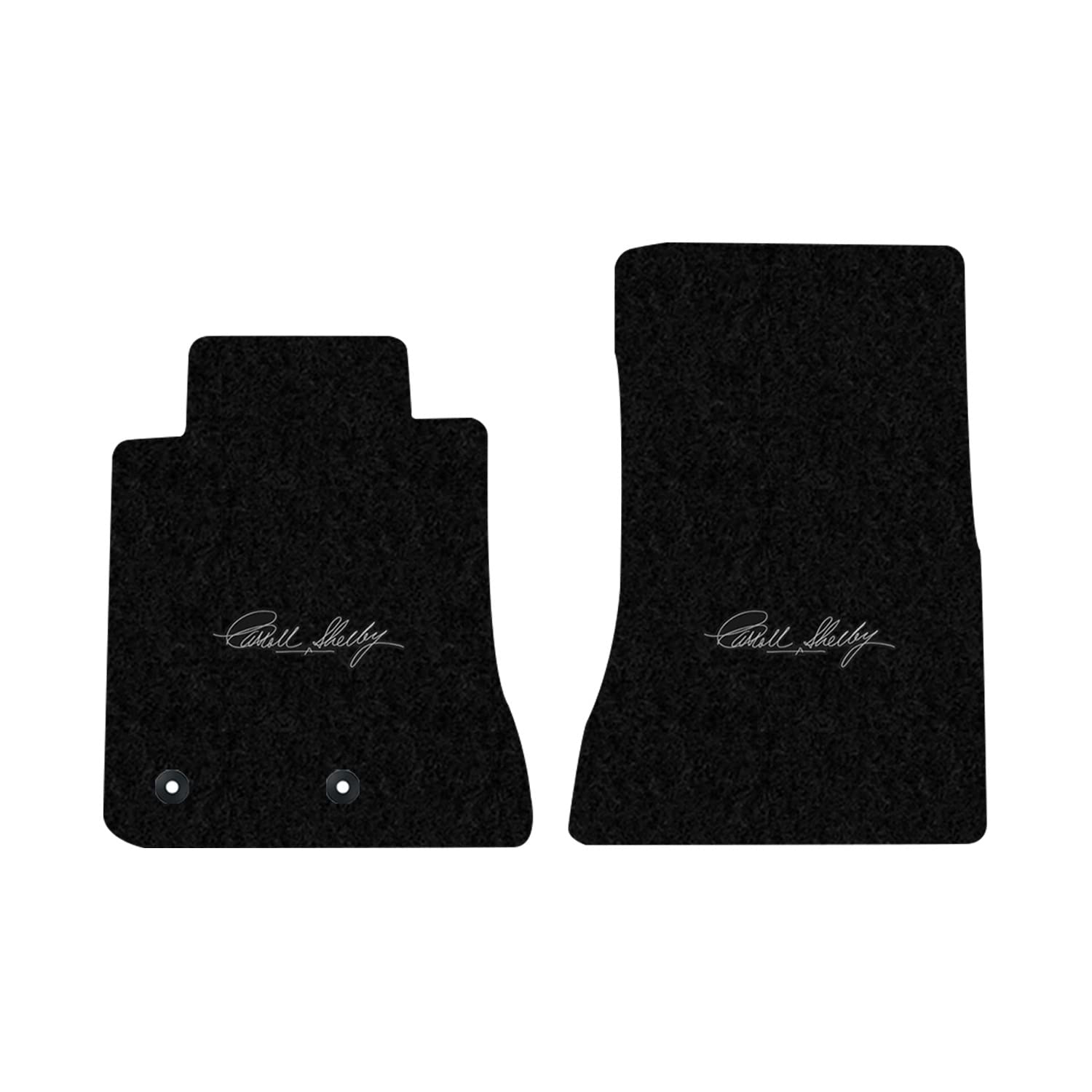 Premium Custom-Fit Carpeted Floor Mats for 2015-2023 Shelby Mustang | Black 2-Piece Front Set | Luxury Car Floor Liners | Perfect for Daily Driving & Car Shows