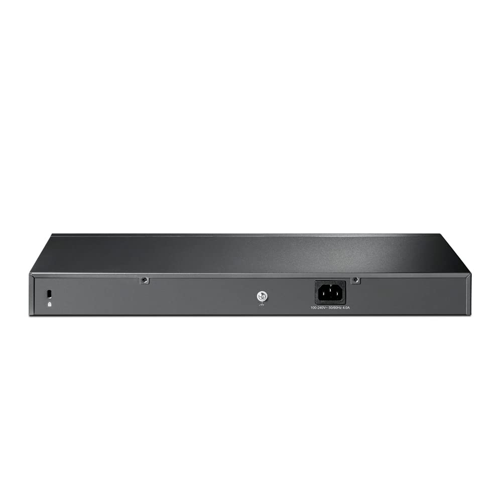 TP-Link JetStream 24-Port 10/100Mbps + 4-Port Gigabit Smart Switch with PoE+ (TL-SL2428P) | SDN, Cloud Access & Omada App Control | Ideal for Office Networks, Smart Homes & Business IT Infrastructure