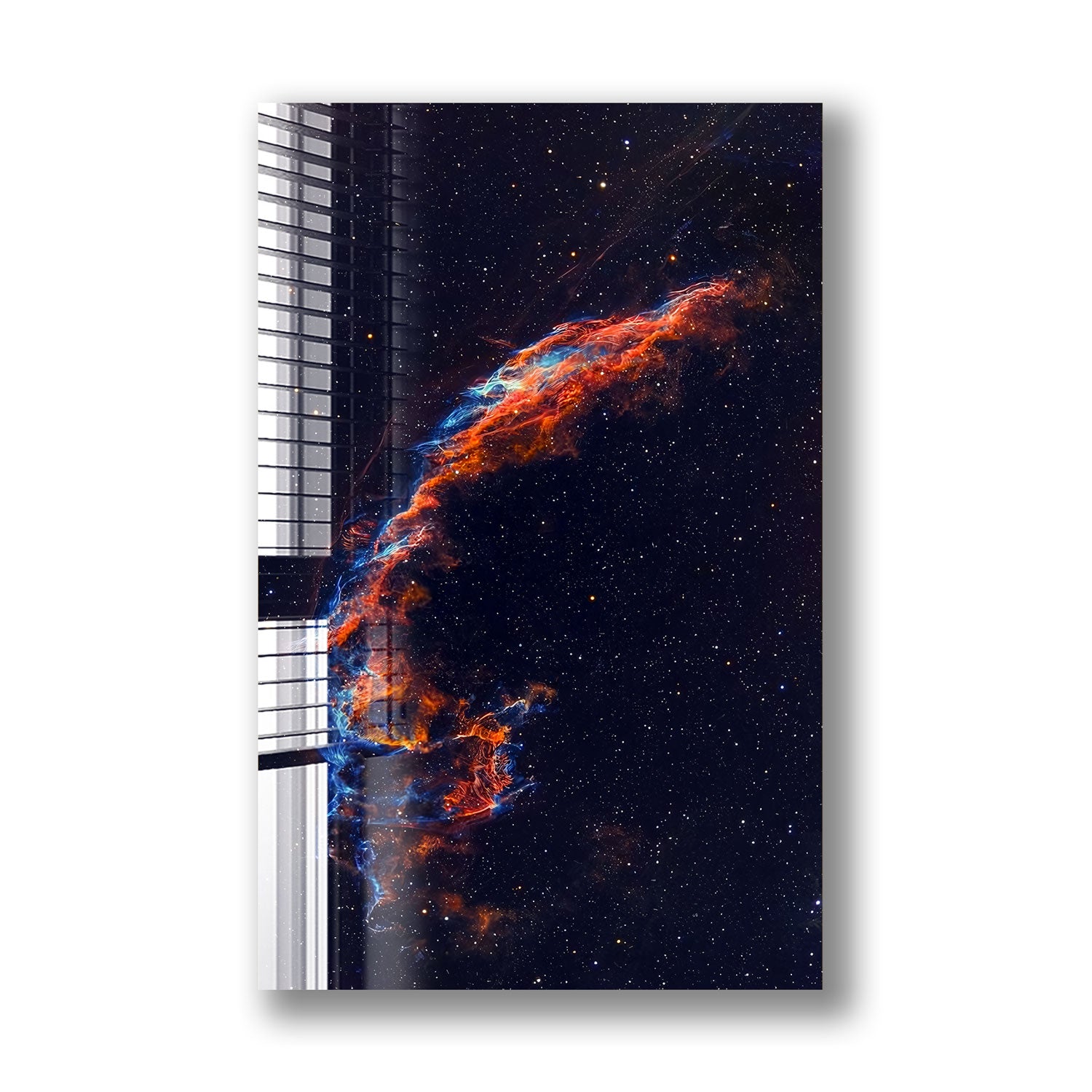 Cygnus Loop Galaxy - Stunning Deep Space Nebula Wall Art for Home & Office Decor | Perfect for Astronomy Lovers & Science Enthusiasts