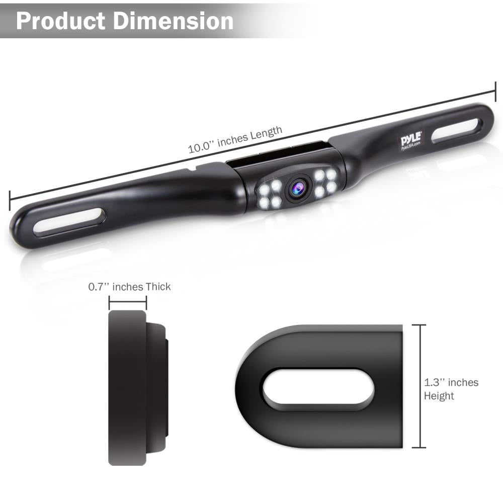HD 1080P Wireless License Plate Rear View Backup Camera for Cars - Night Vision, Waterproof, Easy Installation - Perfect for Parking, Reversing & Safety Driving