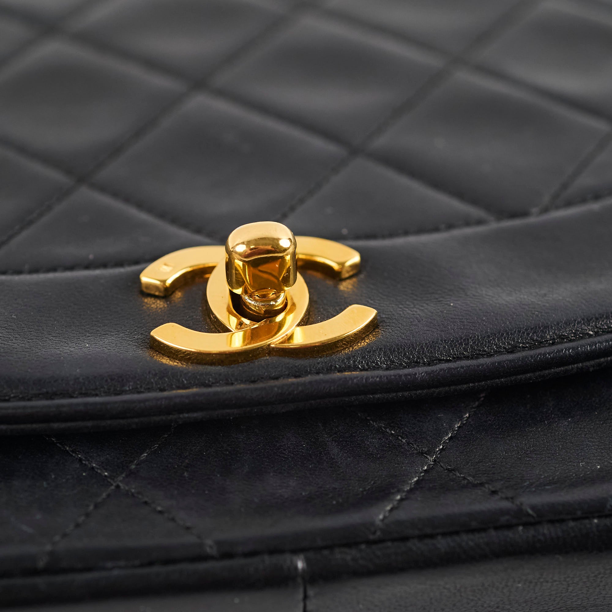 Chanel Medium Diana Bag Black Lambskin - Luxury Designer Handbag for Women | Perfect for Parties, Work & Everyday Use