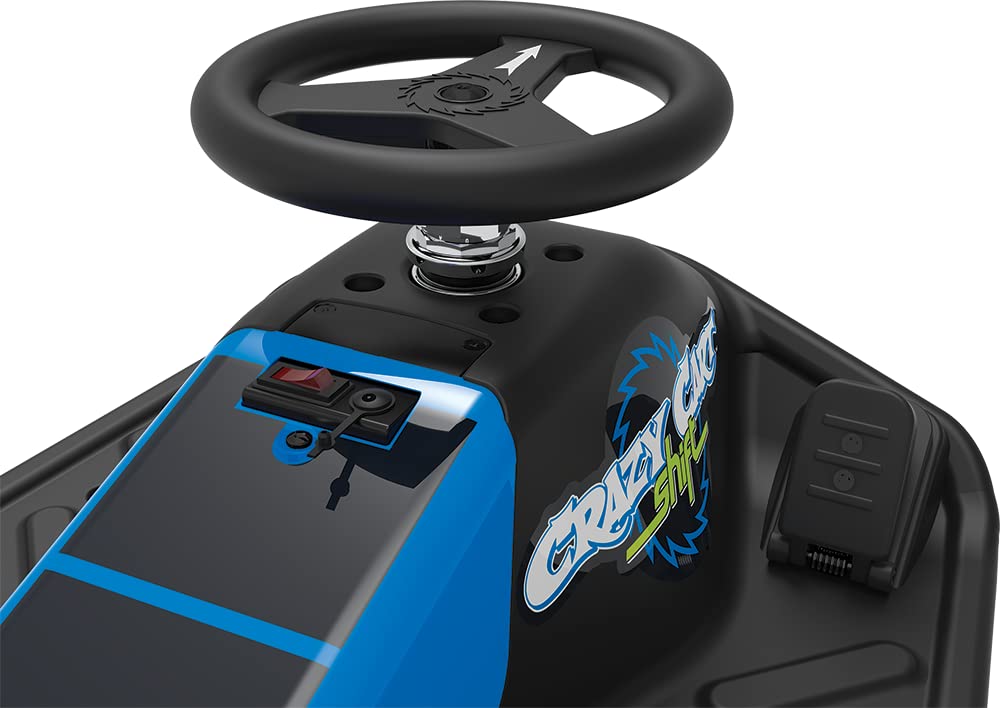 **Crazy Cart Shift Electric Drifting Go Kart for Kids Ages 6-12 | 12V Battery-Powered Ride-On Toy with High/Low Speed Switch & Drift System | Indoor & Outdoor Fun for Riders Up to 120 lbs | Perfect for Backyard, Driveway & Playground Adventures**