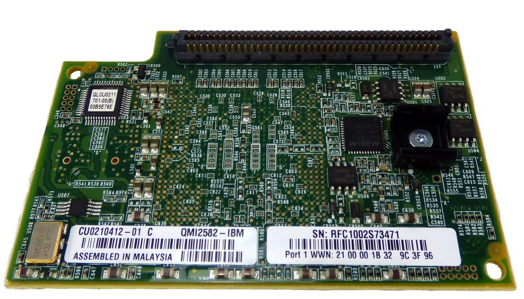 IBM 44X1948 QLogic 8GB Fibre Channel Expansion Card for BladeCenter CIOV - High-Speed SAN Storage Connectivity for Data Centers & Enterprise Servers