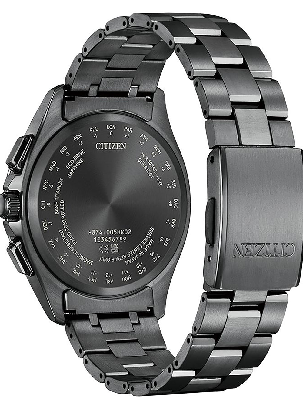 CITIZEN ATTESA BY1006-62E Men's Solar-Powered Watch | Japanese-Made JDM Chronograph | Water Resistant & Durable for Business, Travel & Outdoor Activities