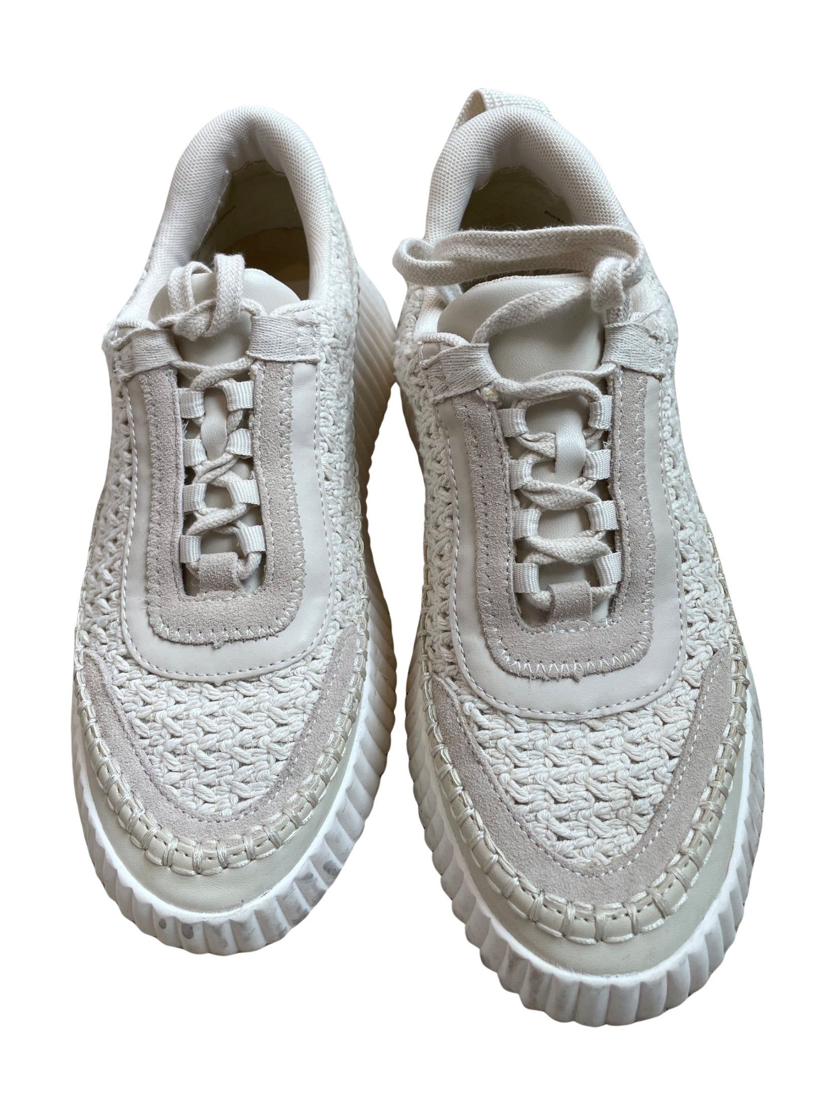 DOLEN SNEAKERS SANDSTONE KNIT - Lightweight Breathable Running Shoes for Men & Women | Comfortable Walking & Gym Workout Sneakers | Perfect for Jogging, Travel & Casual Wear
