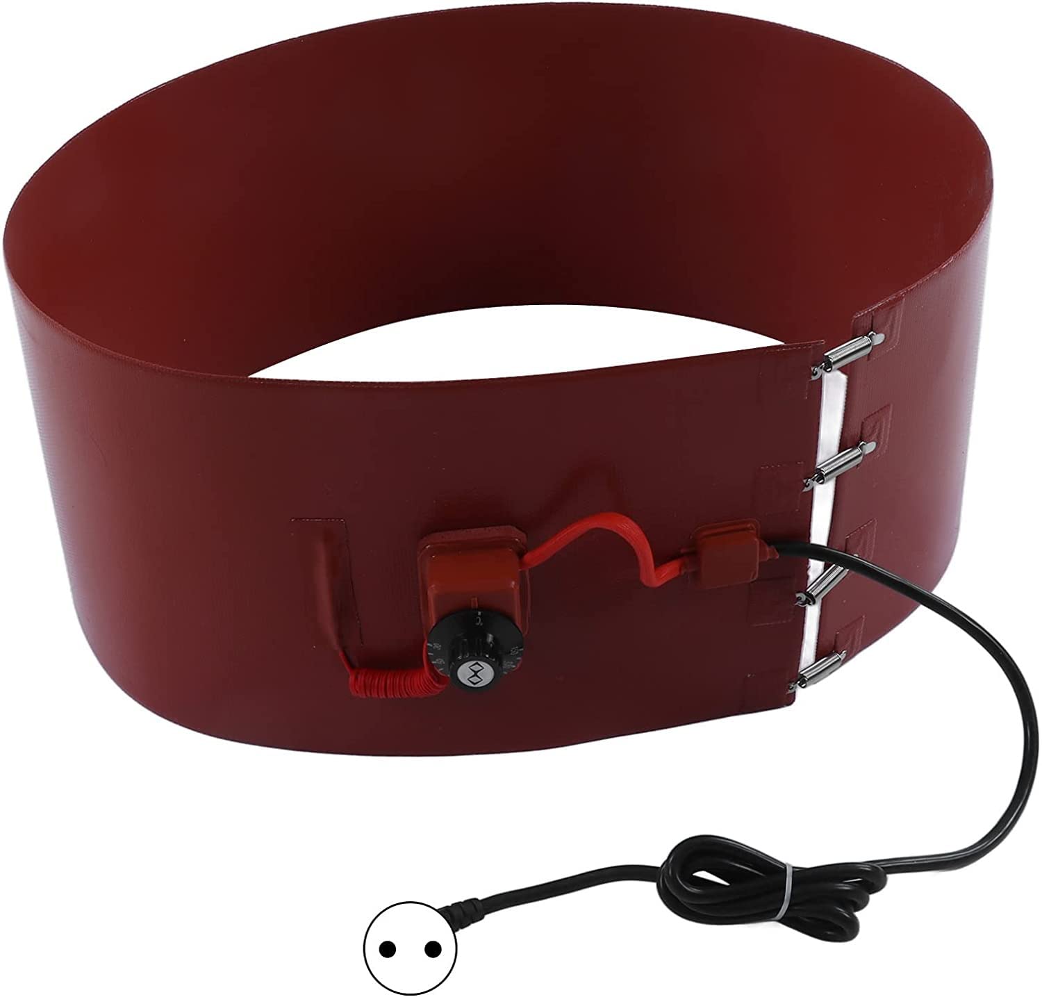 2000W Insulated Oil Drum Heating Blanket Belt with Thermostat - 55 Gallon Metal Drum Heater for Oil & Gas Tanks (200L Capacity) - Perfect for Winter Storage, Fuel Viscosity Control & Industrial Use