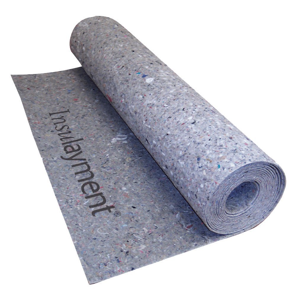 Premium Insulation Underlayment for Laminate, Wood & Tile Floors - 6'x60' Roll (360 sq ft) - Soundproofing, Moisture Barrier & Thermal Insulation - Floating, Glue Down & Nail Down Installation - Ideal for Bedrooms, Living Rooms, Home Theaters & Basements - Noise Reduction & Floor Protection Solution