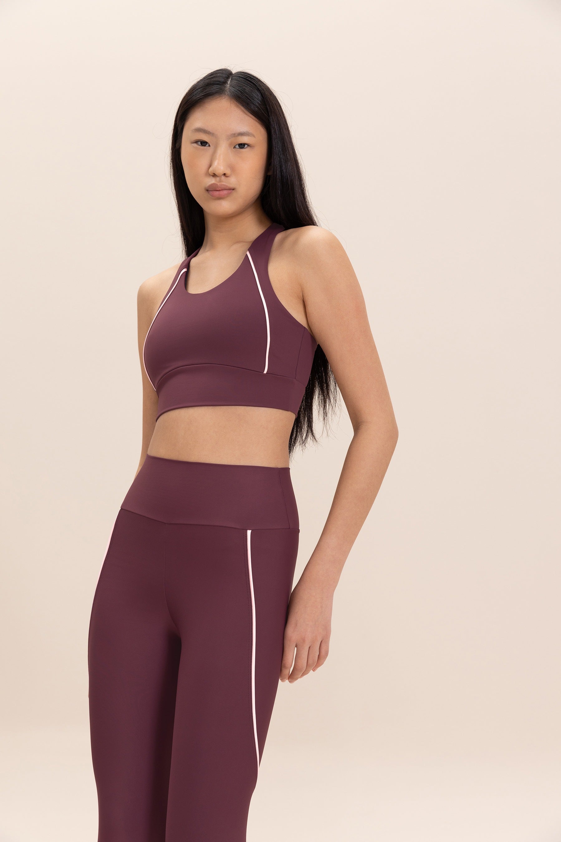 Sense Pro® High-Waist Piping Leggings - Women's Yoga Pants for Workout, Running & Lounge Wear - Comfortable & Stylish Activewear