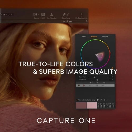 Capture One Pro 23 - Professional Photo Editing Software (Digital Download) - Perfect for Photographers & Retouchers