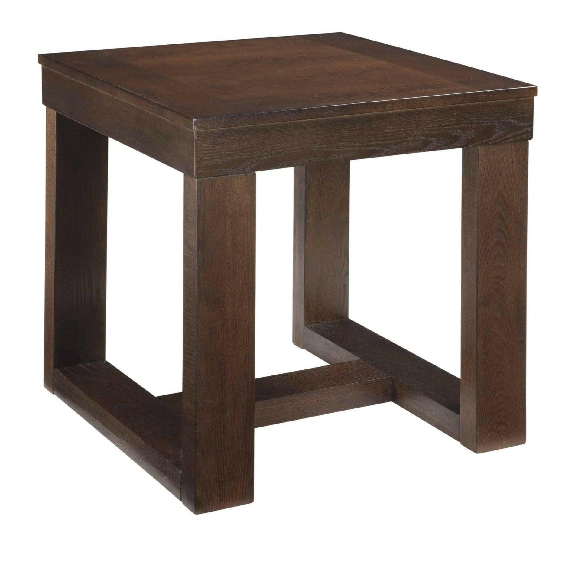 Watson End Table T481 2 - Modern Side Table with Storage Shelf - Perfect for Living Room, Bedroom, or Office - Nightstand & Accent Table for Small Spaces