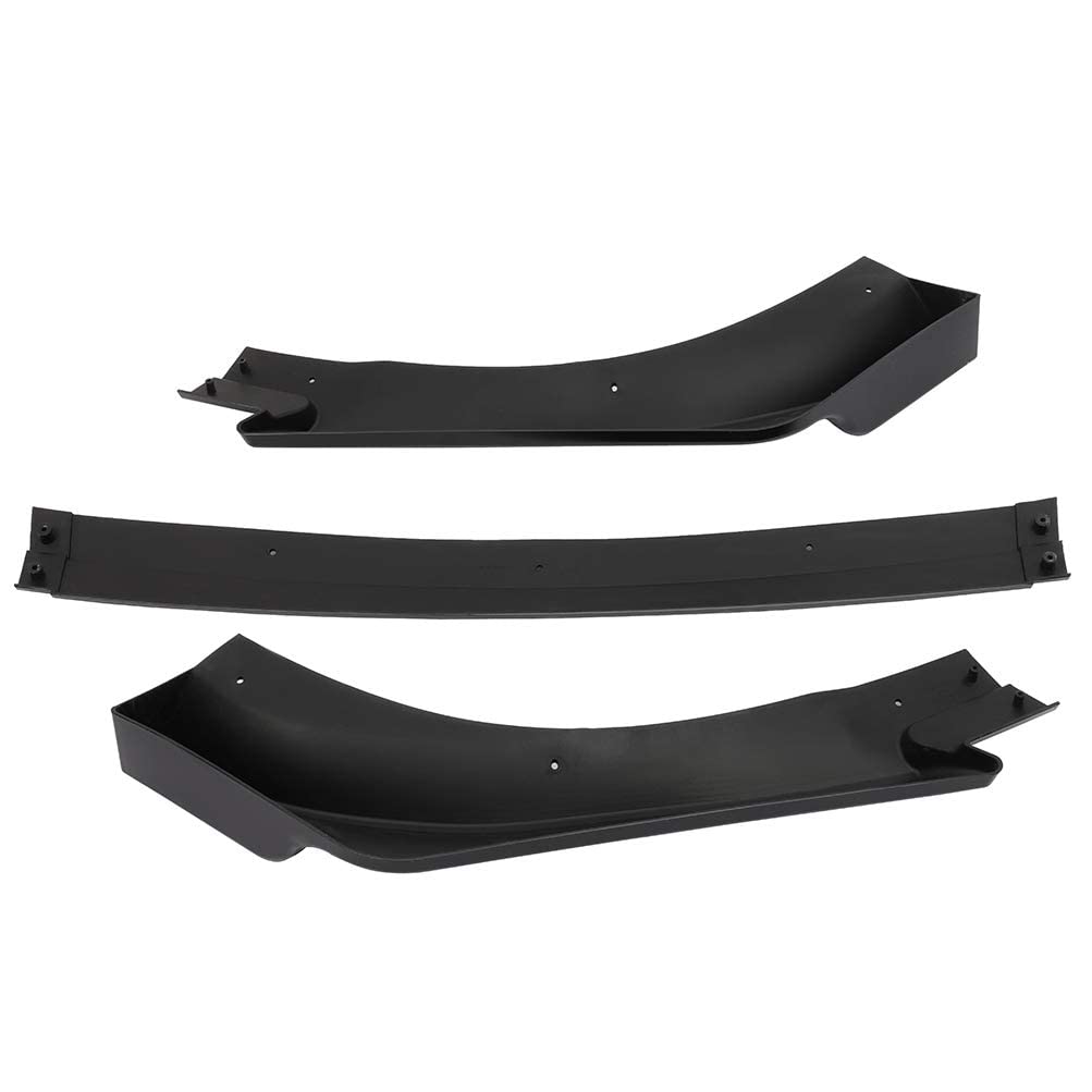 **2013-2016 Hyundai Genesis Coupe Front Bumper Lip - PU Glossy Black Chin Splitter Spoiler & Air Dam - Enhances Aerodynamics & Style for Street Racing & Car Shows**