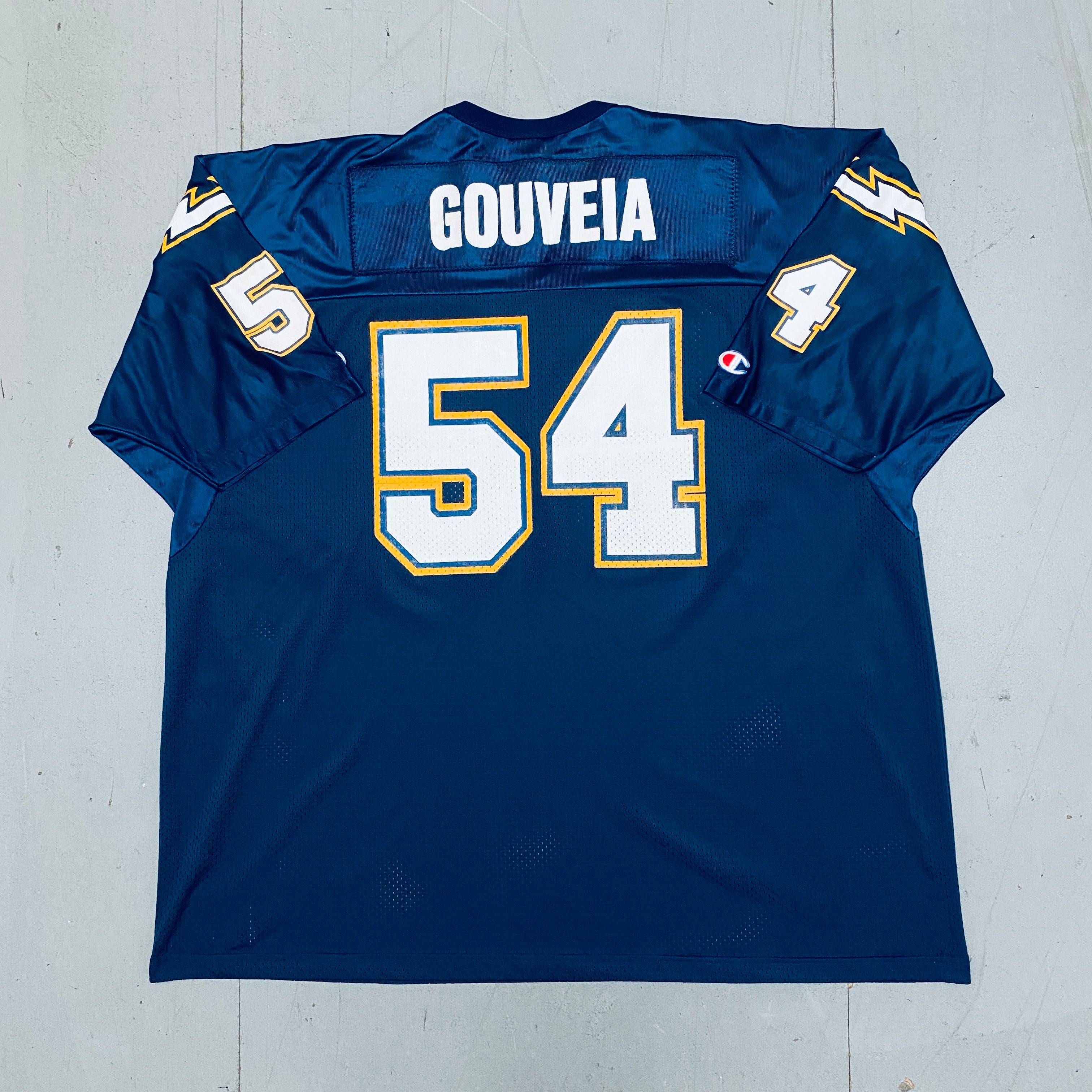 Kurt Gouveia 1996/97 San Diego Chargers Jersey XXXL - Vintage NFL Football Fan Gear for Game Day & Collectors