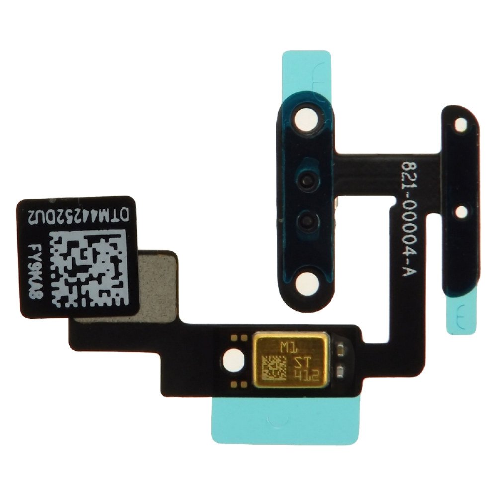 Original Flex Cable (Power Button & Mic) for Apple iPad Air 2 with Glue Card   Optimized:   Apple iPad Air 2 Replacement Flex Cable with Power Button & Microphone - Includes Adhesive Card - Perfect for DIY Repairs & Home Fixes