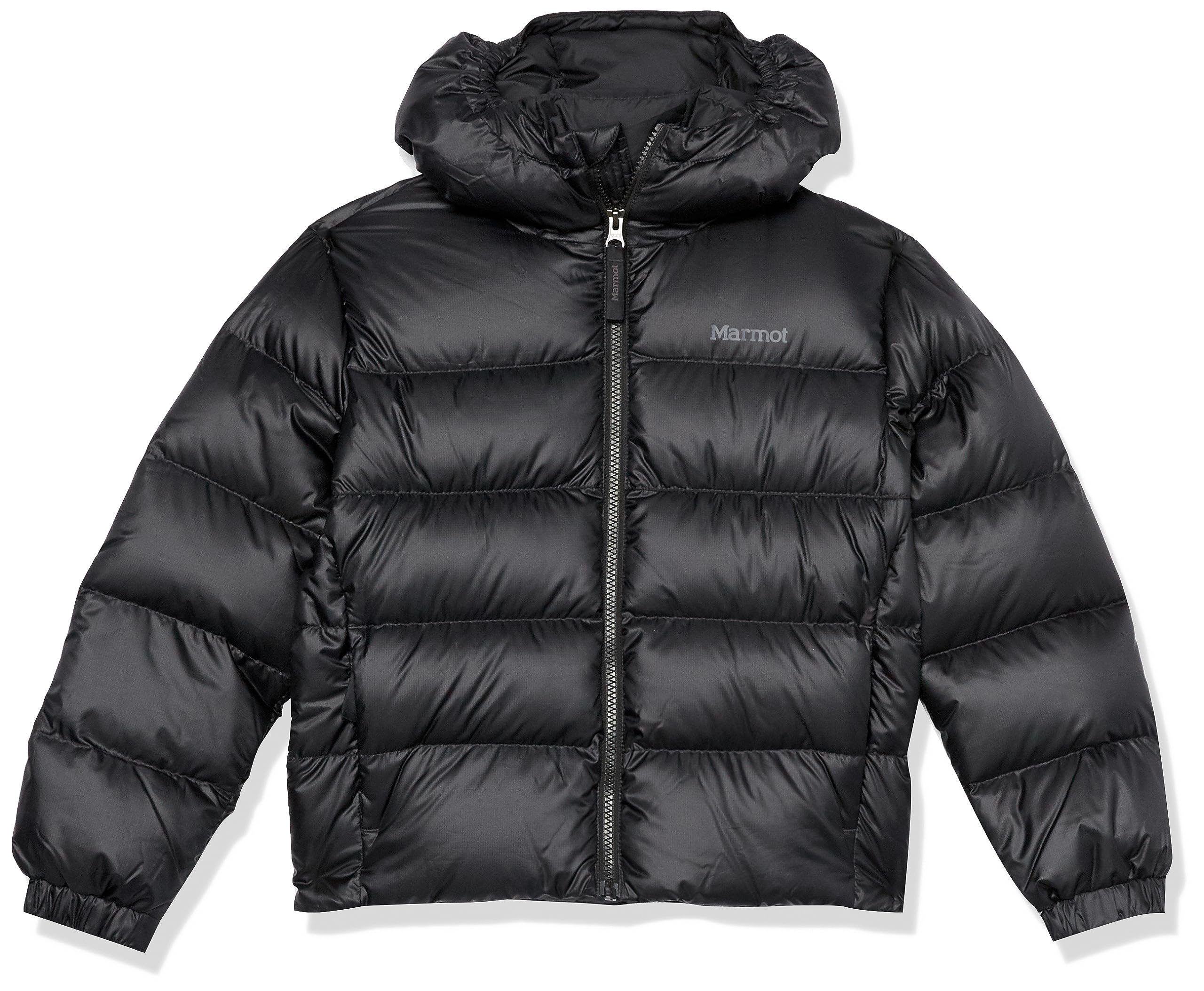 MARMOT Kids Guides Down Hoody - 700 Fill Power Insulated Water-Resistant Lightweight Puffer Jacket with Adjustable Hood for Boys & Girls | Perfect for Winter Outdoor Activities, Skiing, and Snow Play