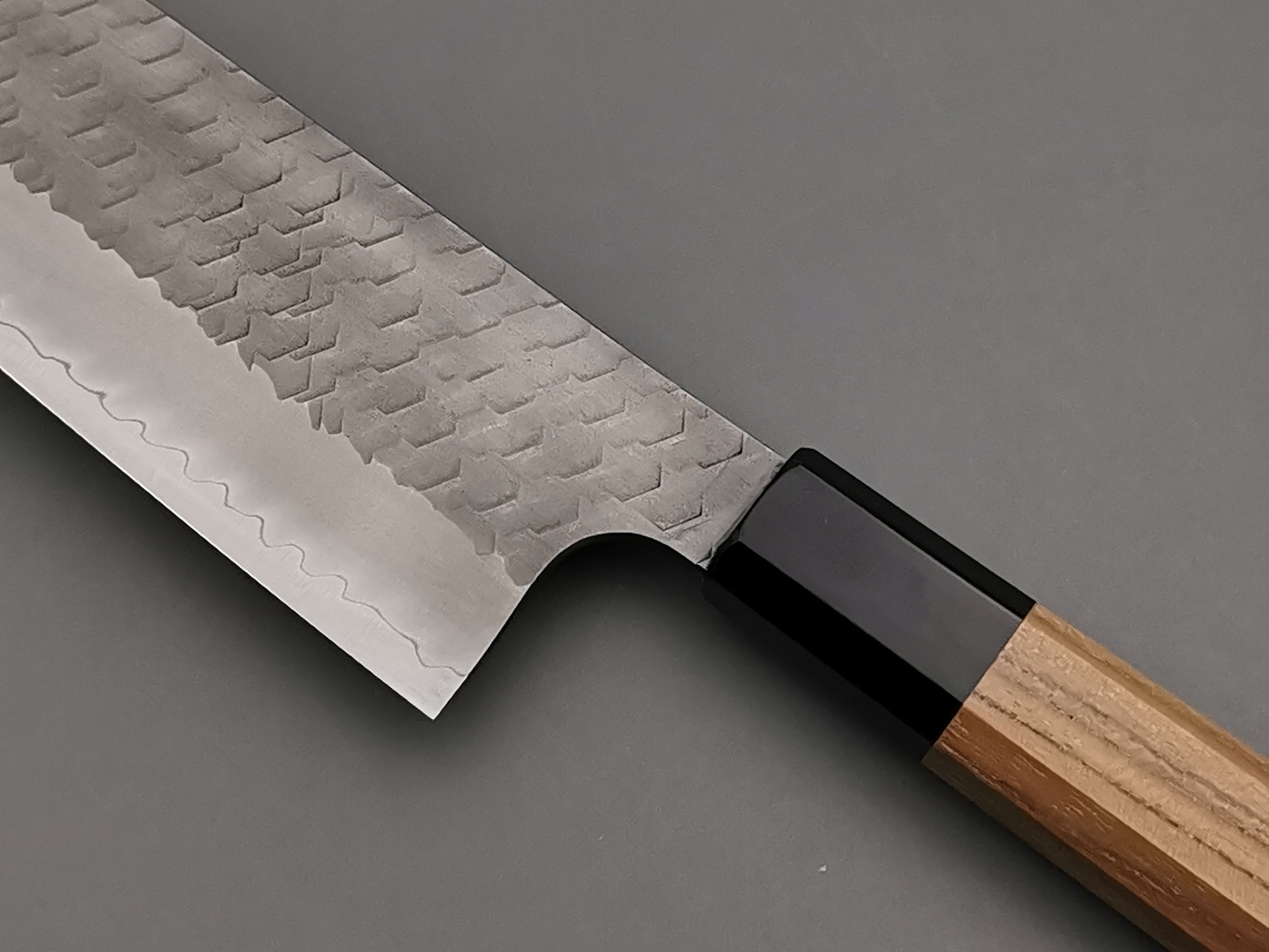 Premium Nigara Hamono SG2 Tsuchime Nakiri Knife - Japanese Damascus Steel Vegetable Chopper for Professional Chefs & Home Cooking - Perfect for Slicing, Dicing & Precision Vegetable Prep