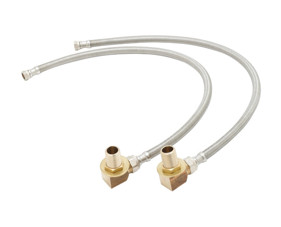 T&S Brass Inlet Kit - 0.5 NPT Nipple for Plumbing, Water Supply & Industrial Applications - Durable Brass Fitting for Faucets, Valves & Pipe Connections