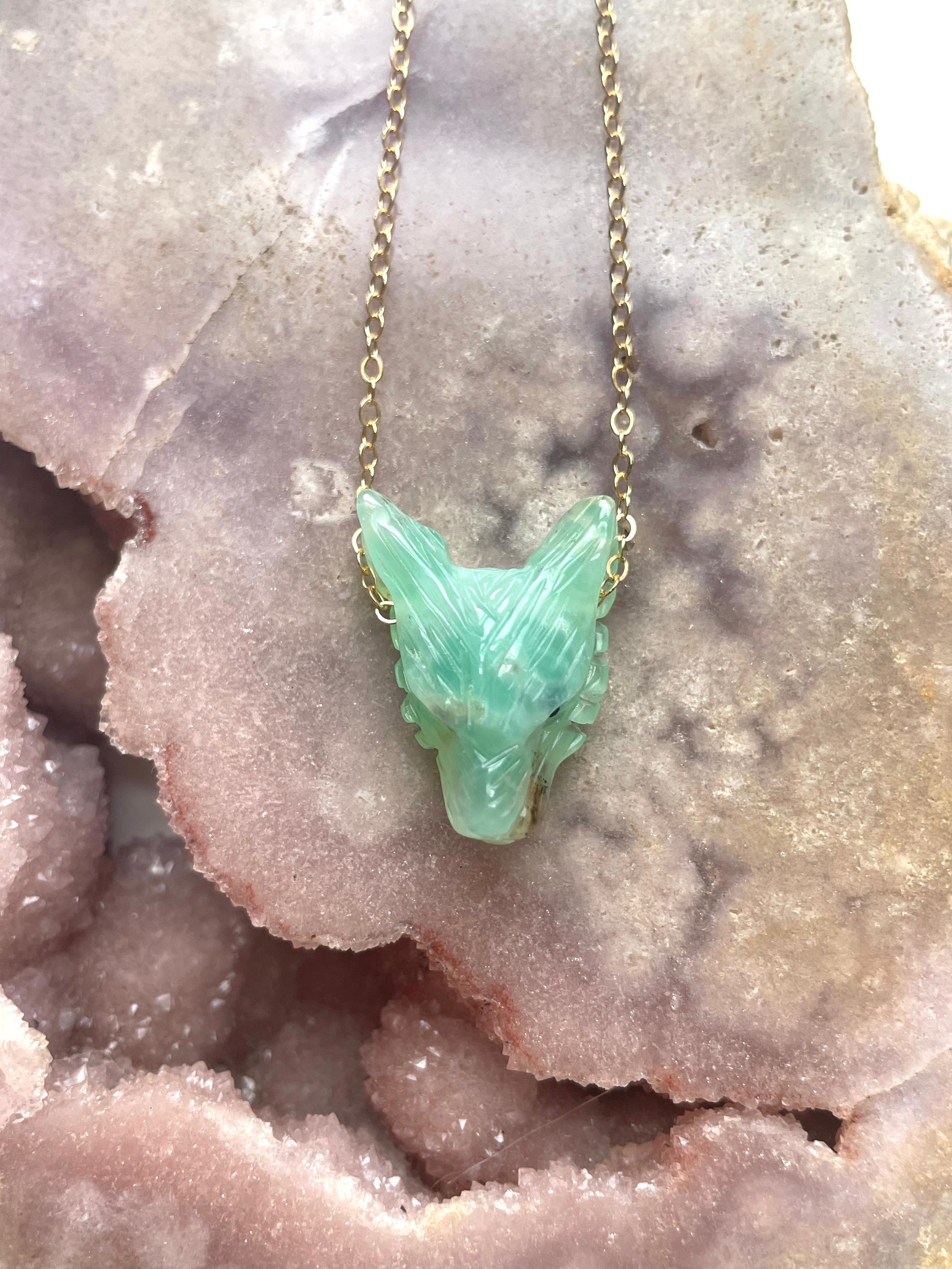 Natural Chrysoprase Pendant Necklace - 925 Sterling Silver Green Gemstone Jewelry for Women, Gift for Her, Birthday, Anniversary, Valentine's Day - Perfect for Everyday Wear & Special Occasions