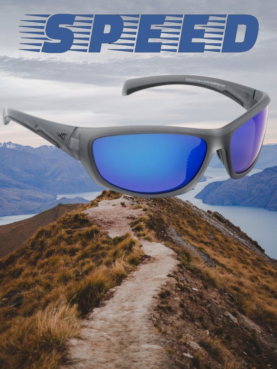 Polarized Sports Sunglasses for Men & Women - UV Protection Wraparound Cat 3 Sunglasses for Cycling, Running, Hiking & Outdoor Activities - Lightweight & Anti-Glare for Enhanced Visibility