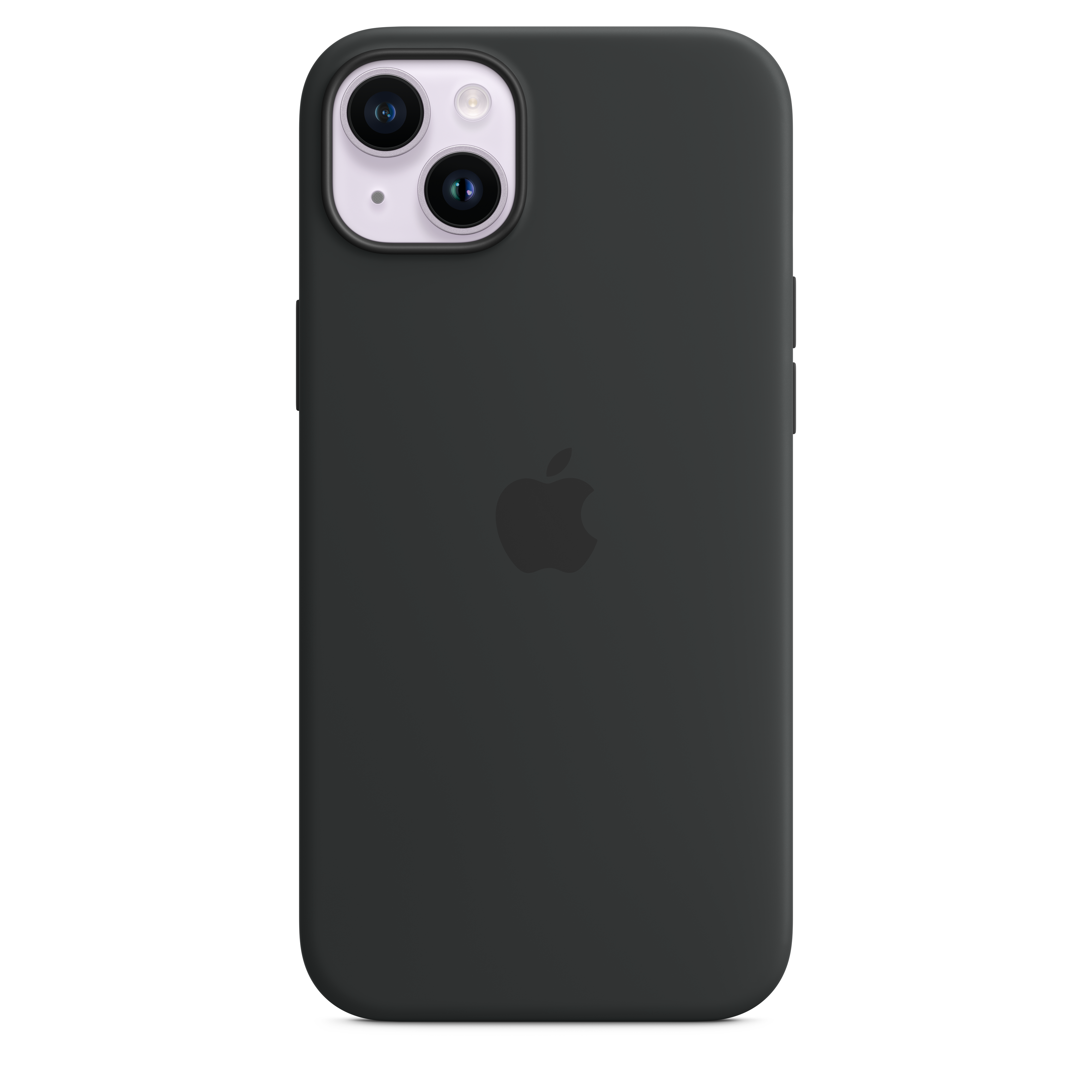 Magnetic Silicone Case for iPhone 14 Plus with MagSafe - Midnight Black | Slim Protective Cover for Everyday Use & Wireless Charging