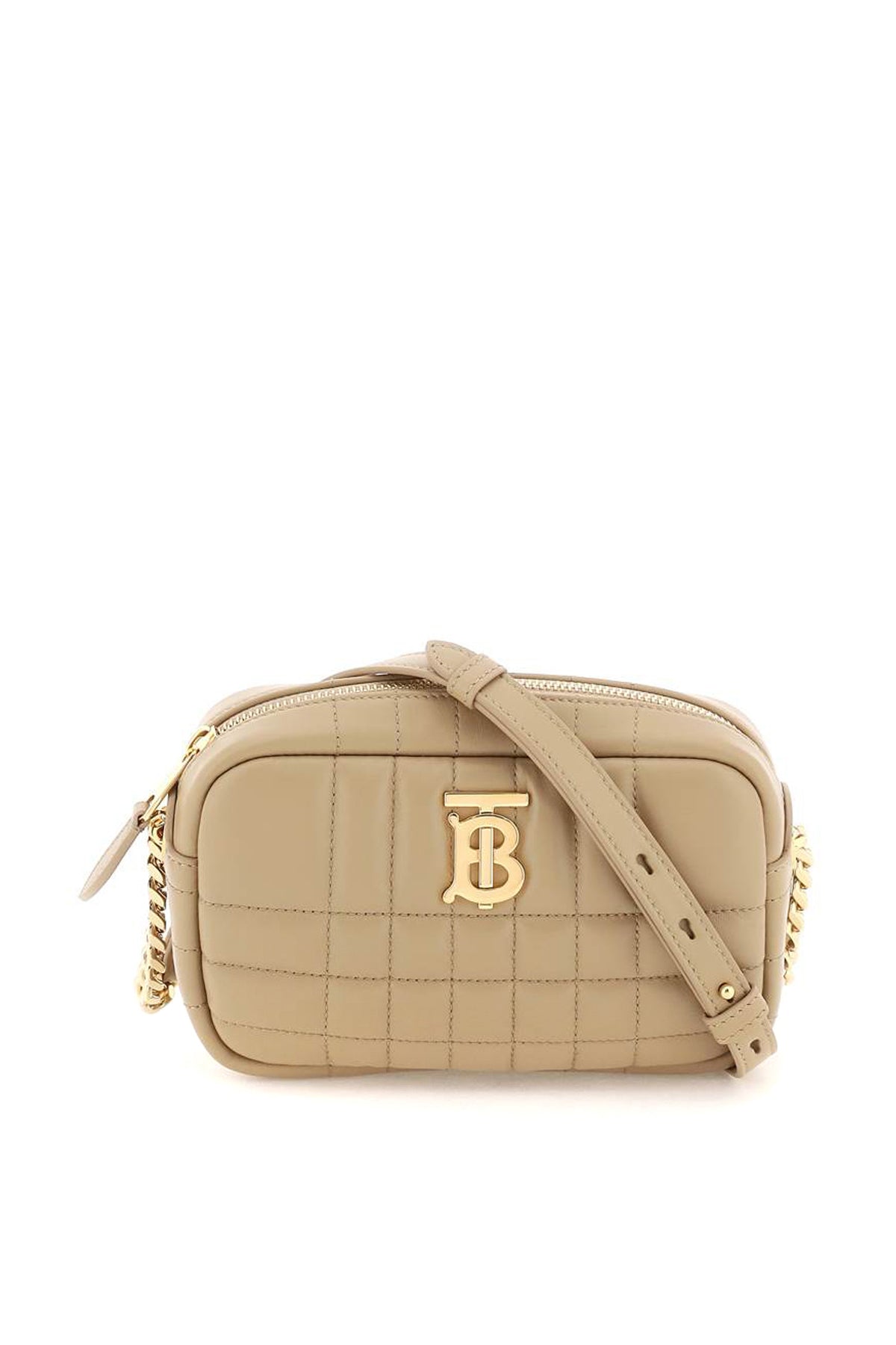 Burberry Quilted Leather Mini Lola Camera Bag - Stylish Crossbody Purse for Women, Perfect for Everyday Use, Travel & Special Occasions