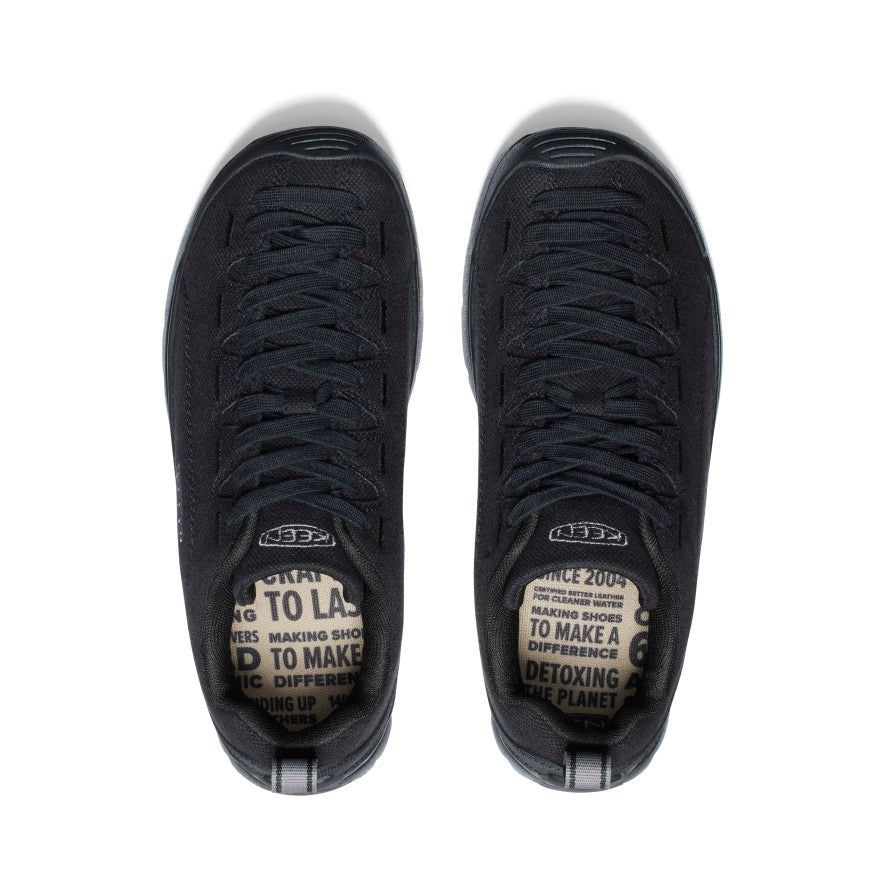 Women's Jasper Canvas Sneakers - Comfortable Black Casual Shoes for Walking, Running & Everyday Wear