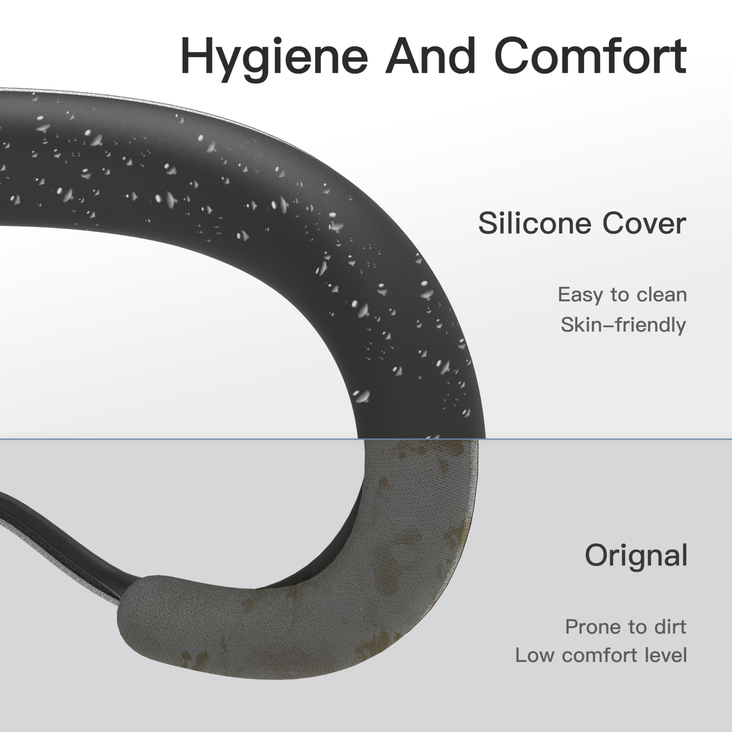 DamonLight VR Silicone Face Pad Cover for Apple Vision Pro - Waterproof, Washable Replacement Face Cushion (Size N) - Comfortable VR Mask for Gaming, Movies & Extended Wear