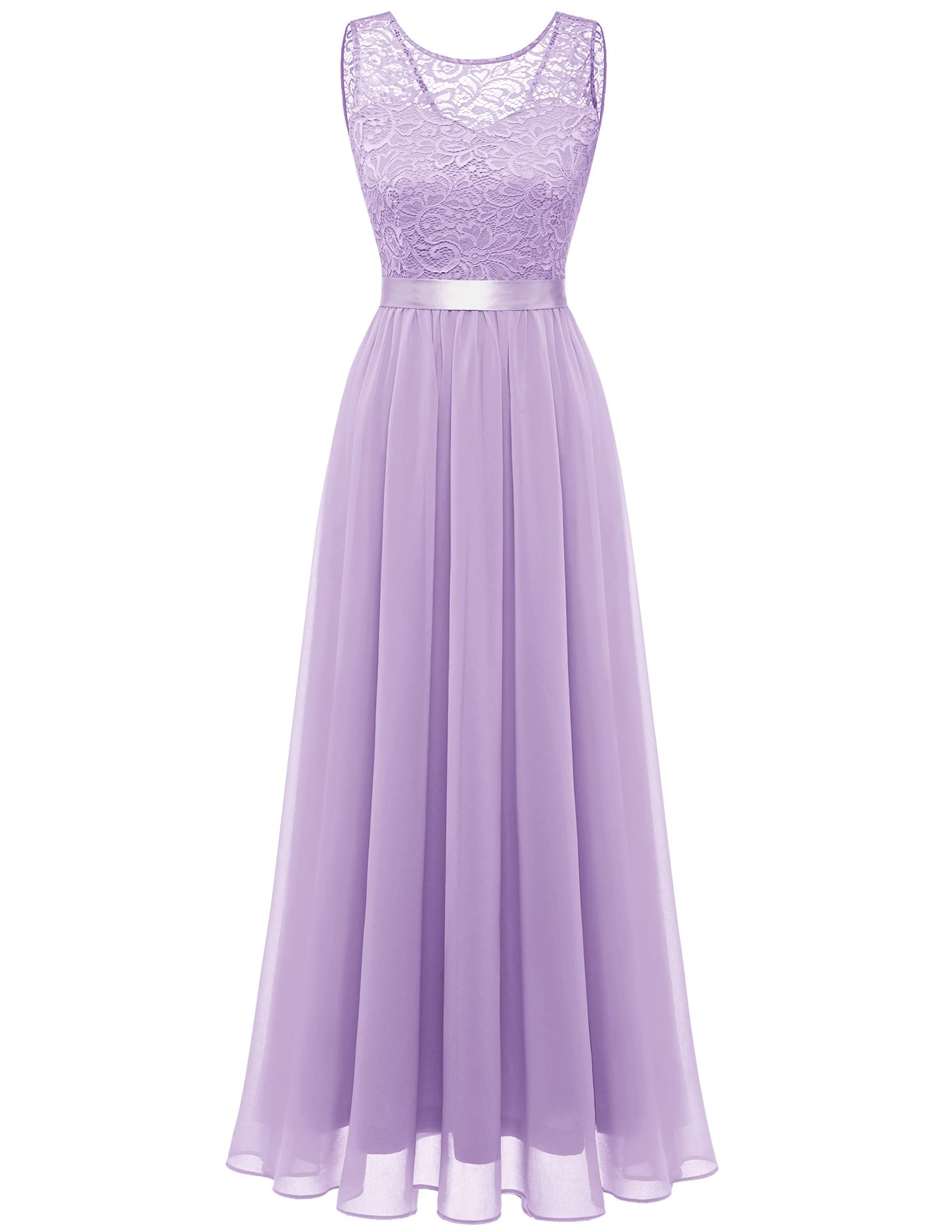 BeryLove Women's Sleeveless Lace Cocktail Dress - 2023 Summer Wedding Guest & Bridesmaid Short Dress for Prom, Party & Special Occasions