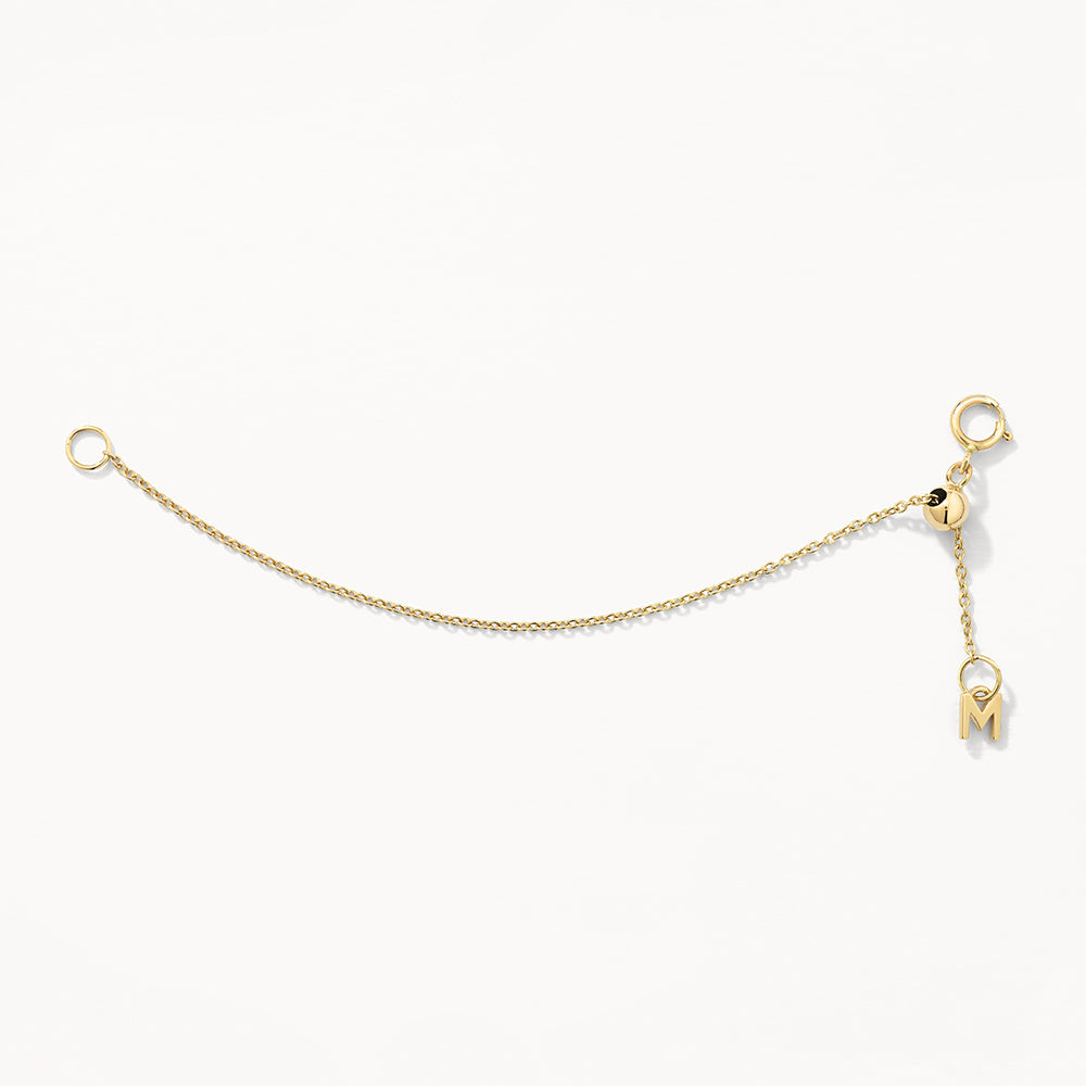 10K Gold Necklace Extender Chain - Adjustable Length for Layering & Custom Fit Jewelry - Perfect for Pendants, Charms & Personalized Necklaces
