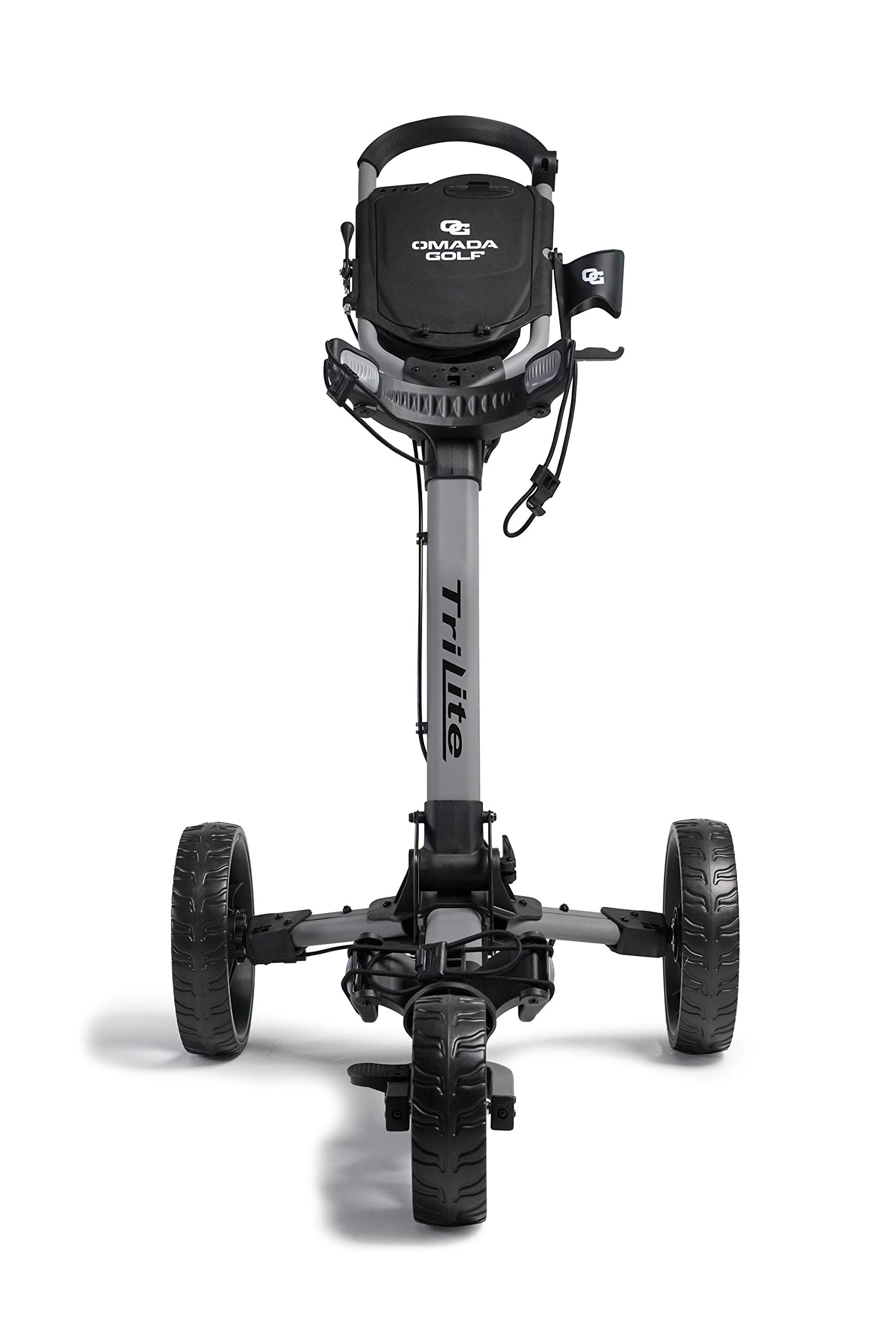 Lightweight Folding Golf Push Cart with Adjustable Bag Stand | Portable Golf Cart for Men & Women | Perfect for Golf Courses, Driving Range & Outdoor Practice