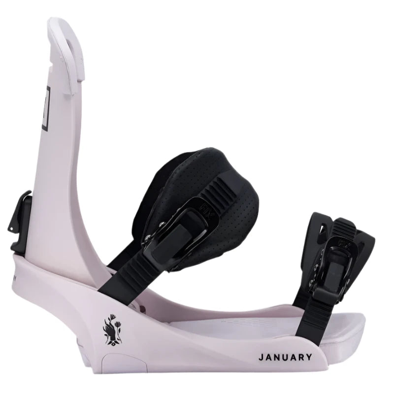2025 Women's January Snowboard Bindings - Adjustable & Comfortable for Winter Sports & Snowboarding Adventures