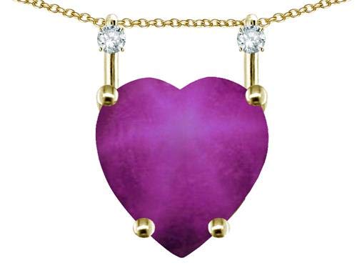 14K Gold Heart Pendant for Women - 8mm Stackable Mother's Day Jewelry Gift - Perfect for Layering Necklaces & Special Occasions
