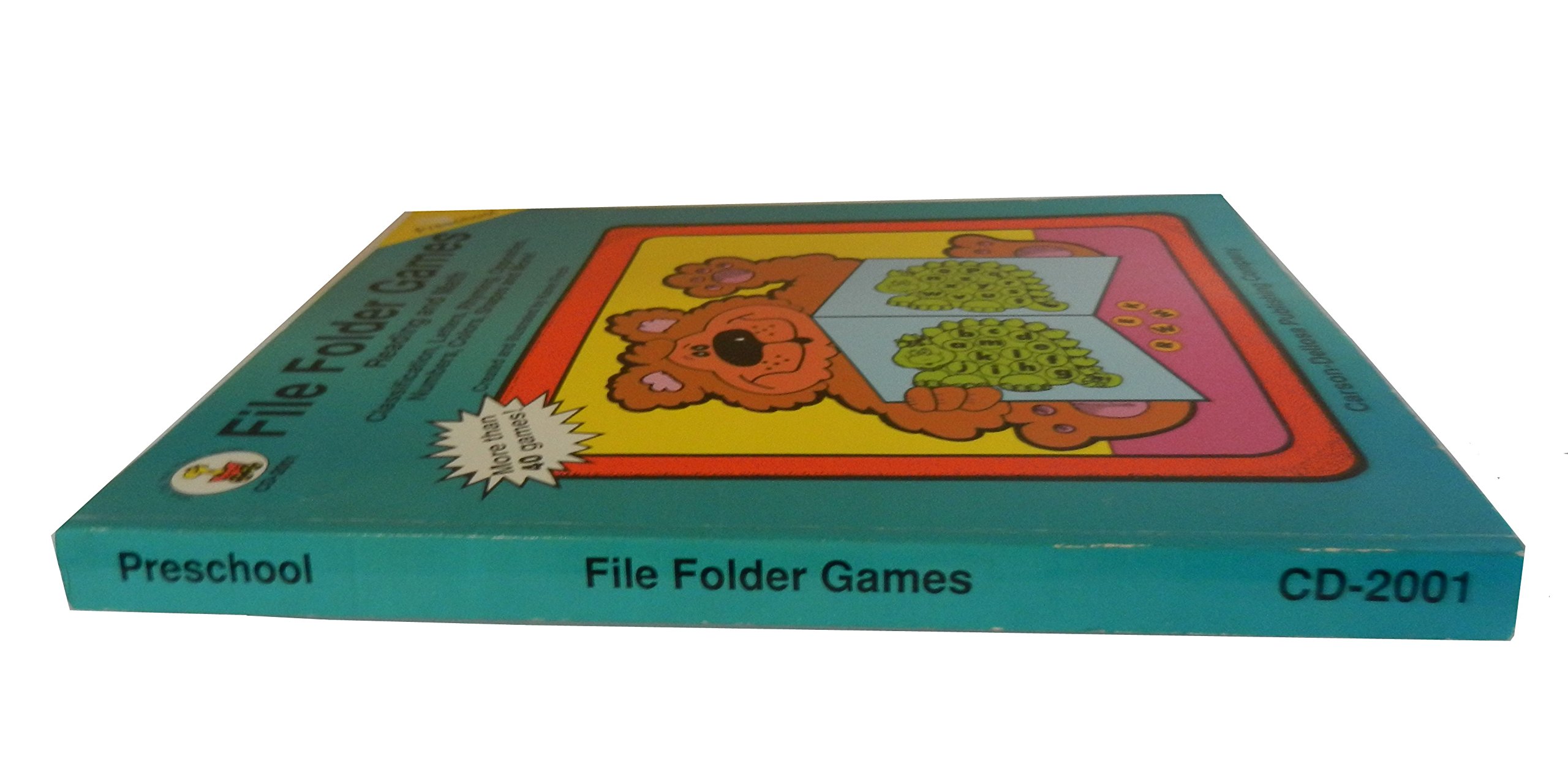 Educational File Folder Games for Kids - Reading & Math Learning Activities - Perfect for Classroom, Homeschool & Fun Learning at Home