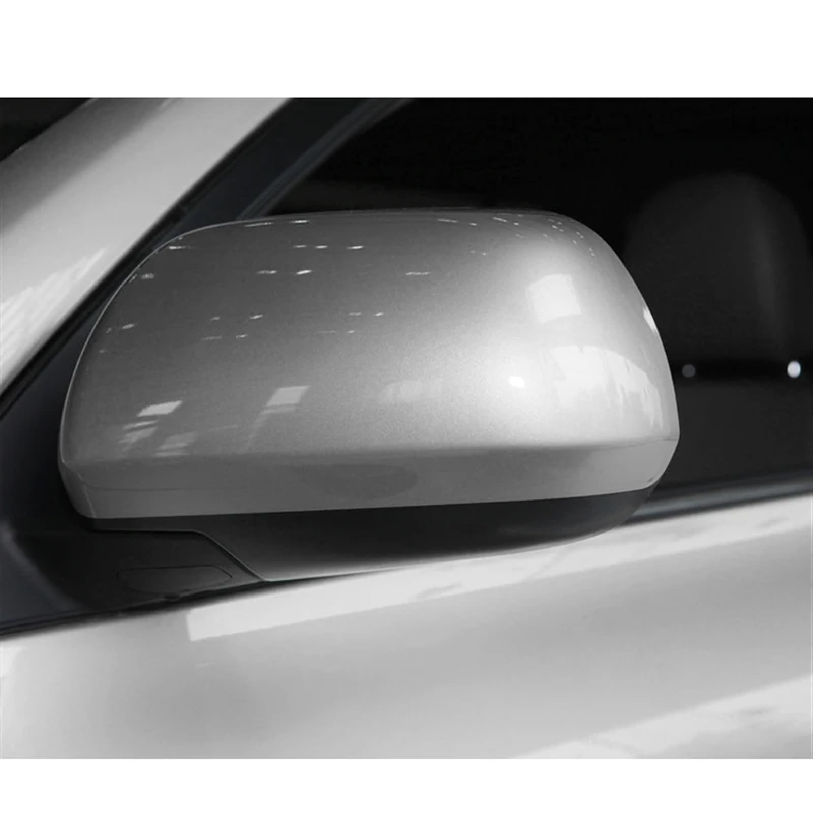 2008-2013 Toyota Highlander Rear View Mirror Cover Set (2-Piece) - ABS Plastic Left & Right Side Door Wing Mirror Trim Caps | Weatherproof Protection & Enhanced Style for Daily Commuting & Road Trips