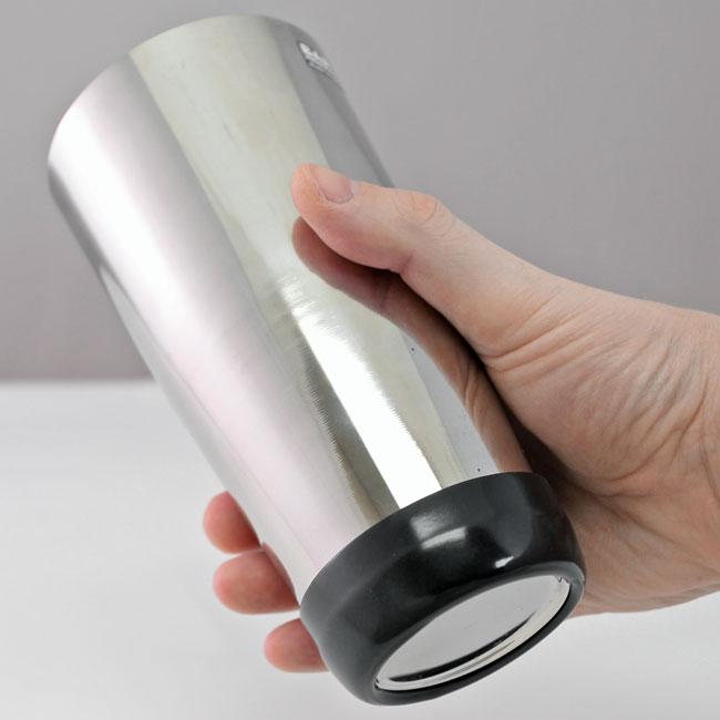 28oz Weighted Shaker with Black Vinyl Bottom Grip - Perfect for Protein Mixing, Gym Workouts & Meal Prep